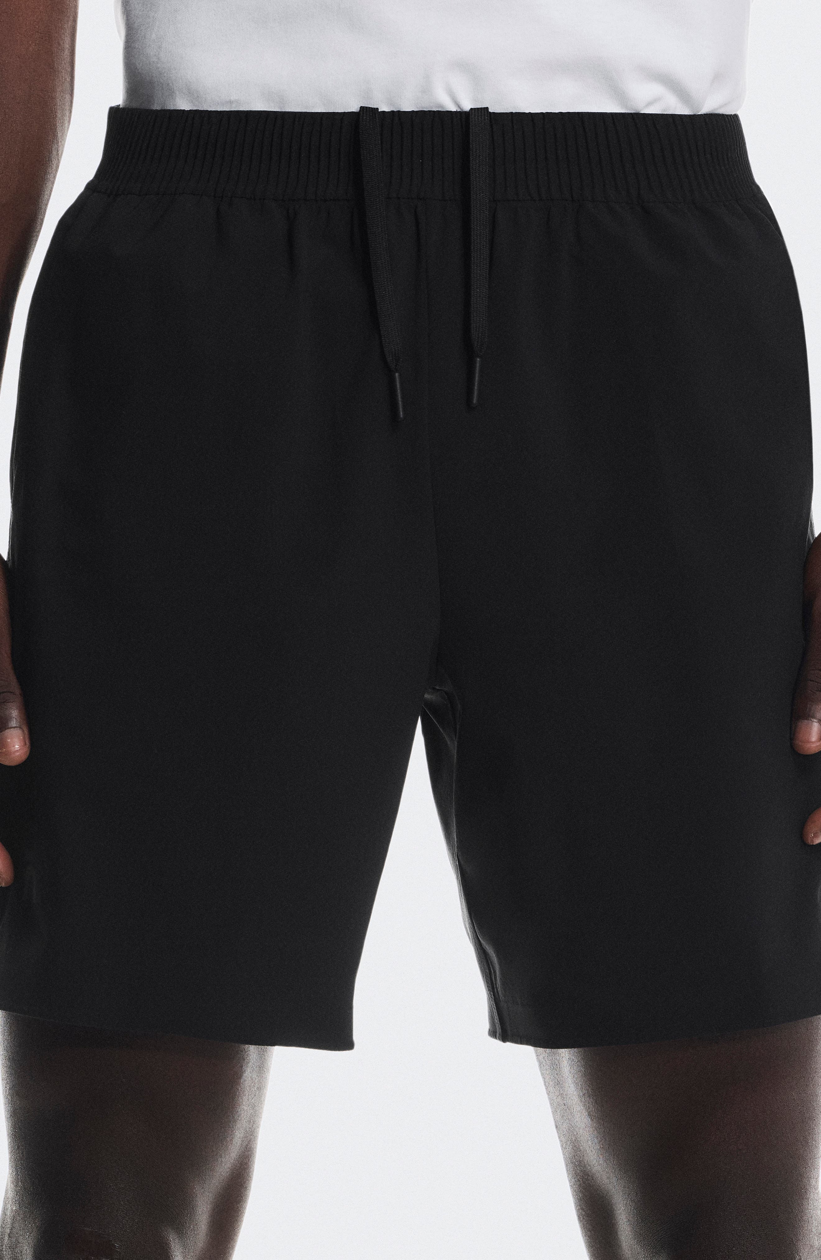 On Focus Stretch Running Shorts in Black at Nordstrom - 4