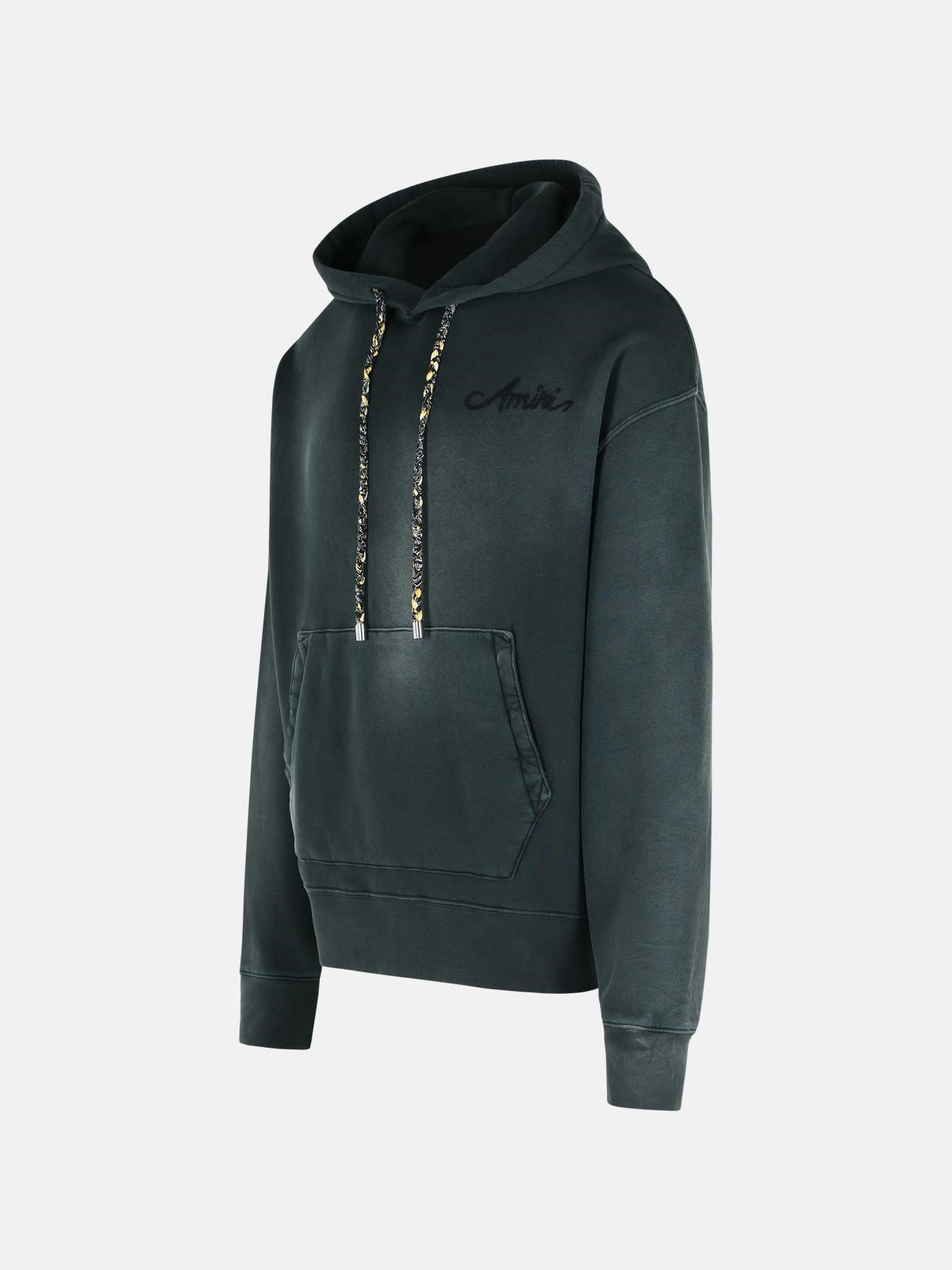 'BLEACH BANDANA' BLACK COTTON SWEATSHIRT - 2