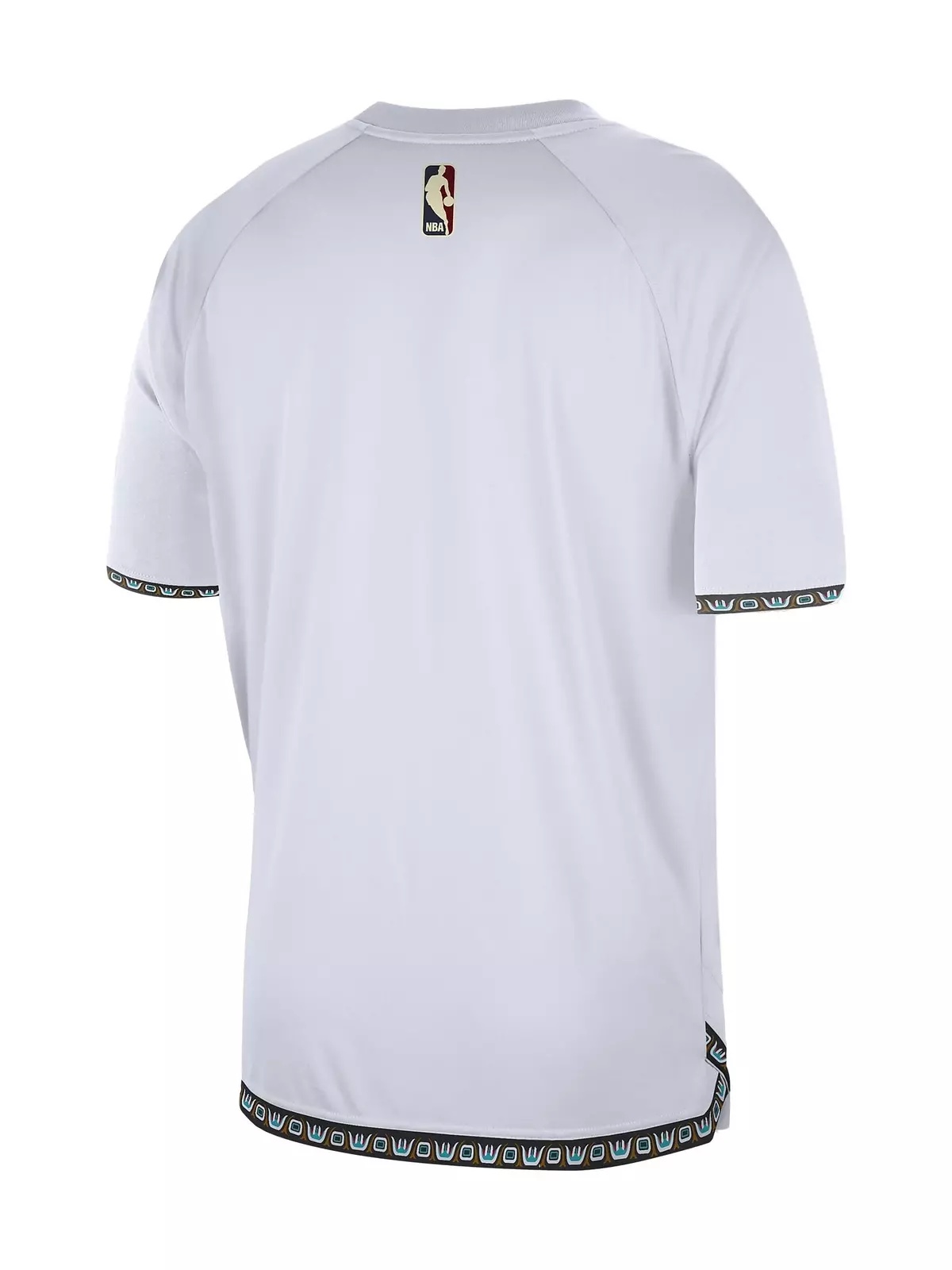 Men's Memphis Grizzlies Hardwood Classics Dri-FIT NBA Short-Sleeve Pregame T-Shirt - White - 2