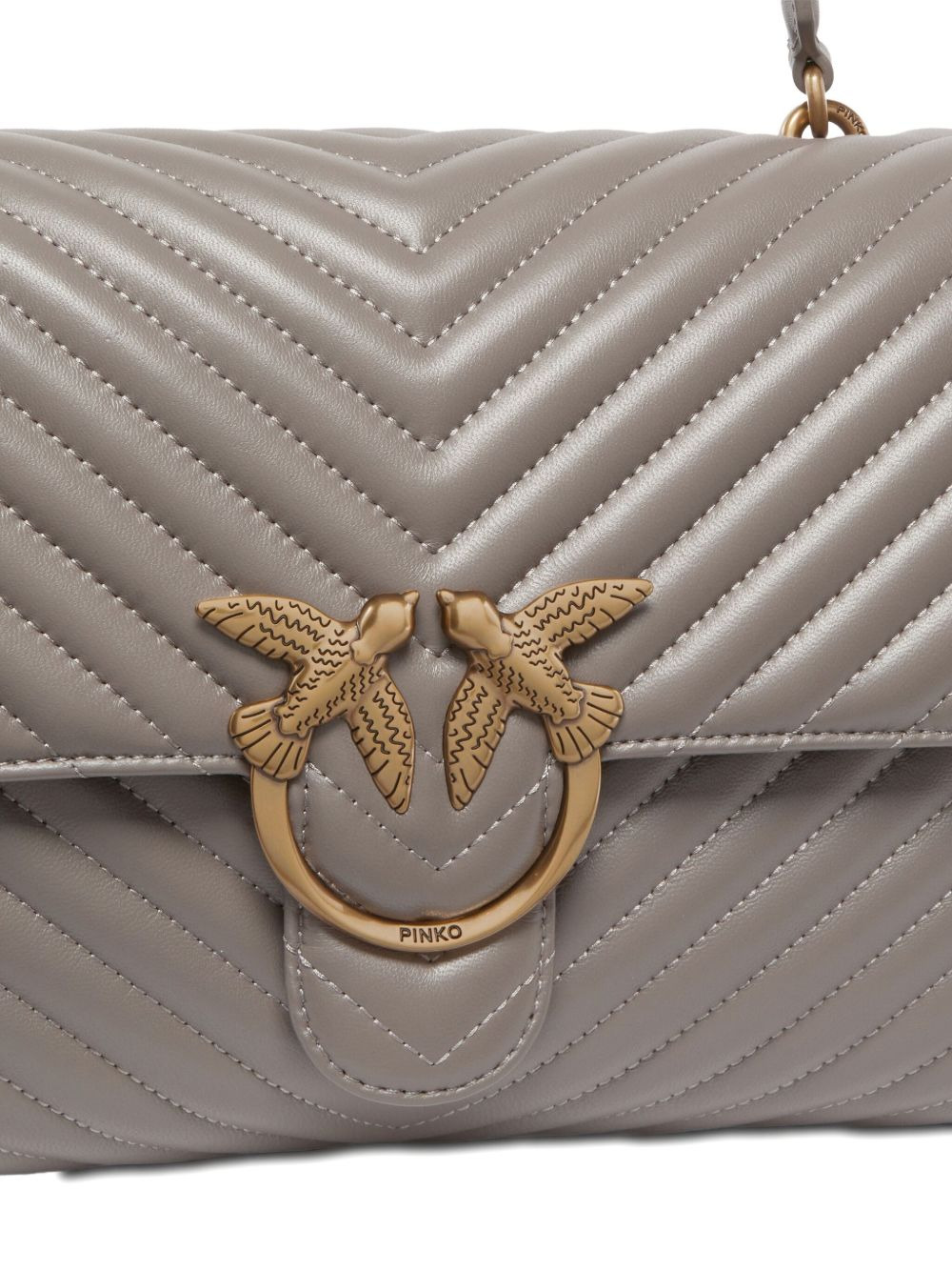 quilted chevron tote bag - 4
