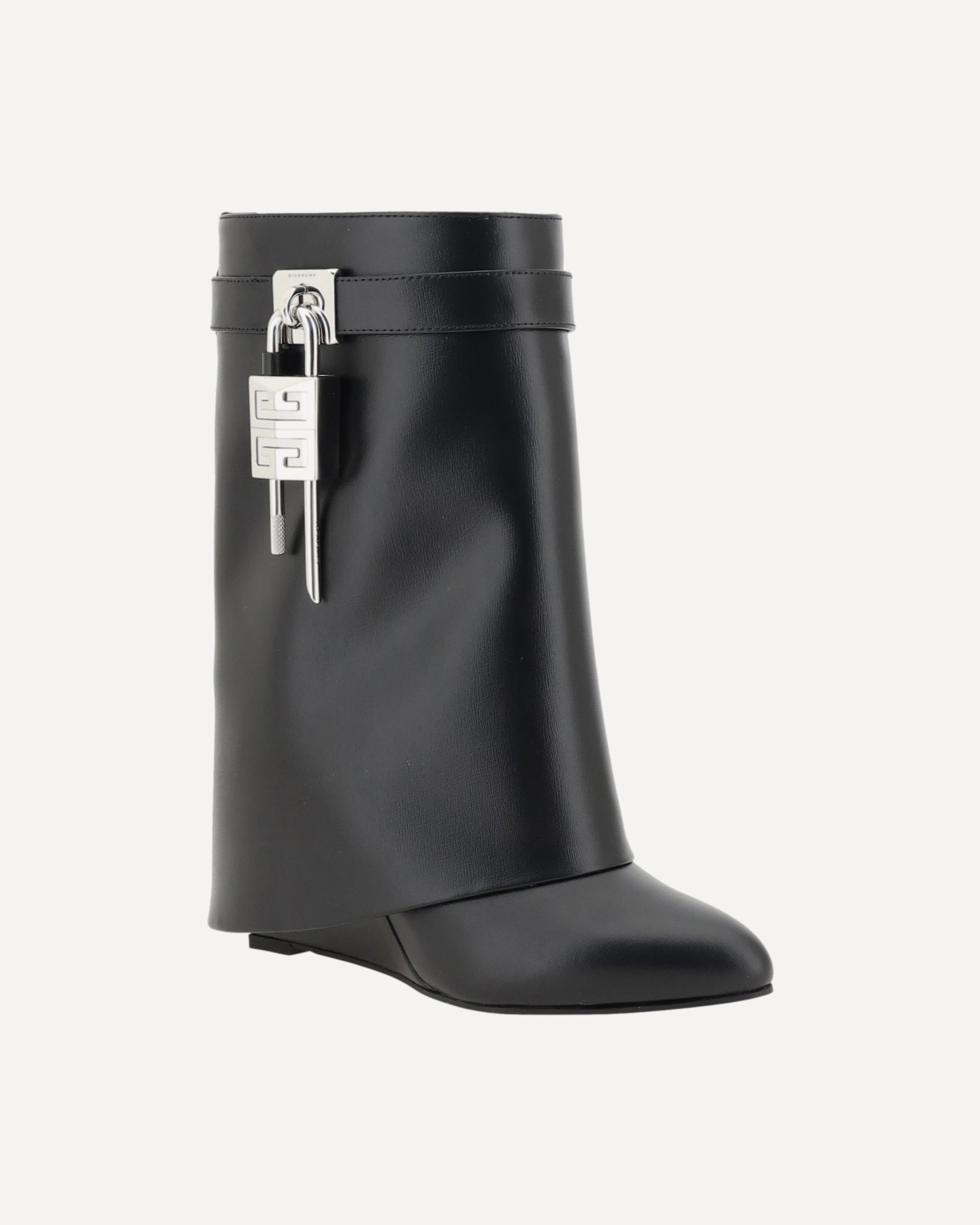 Shark Lock Ankle Boots - 2