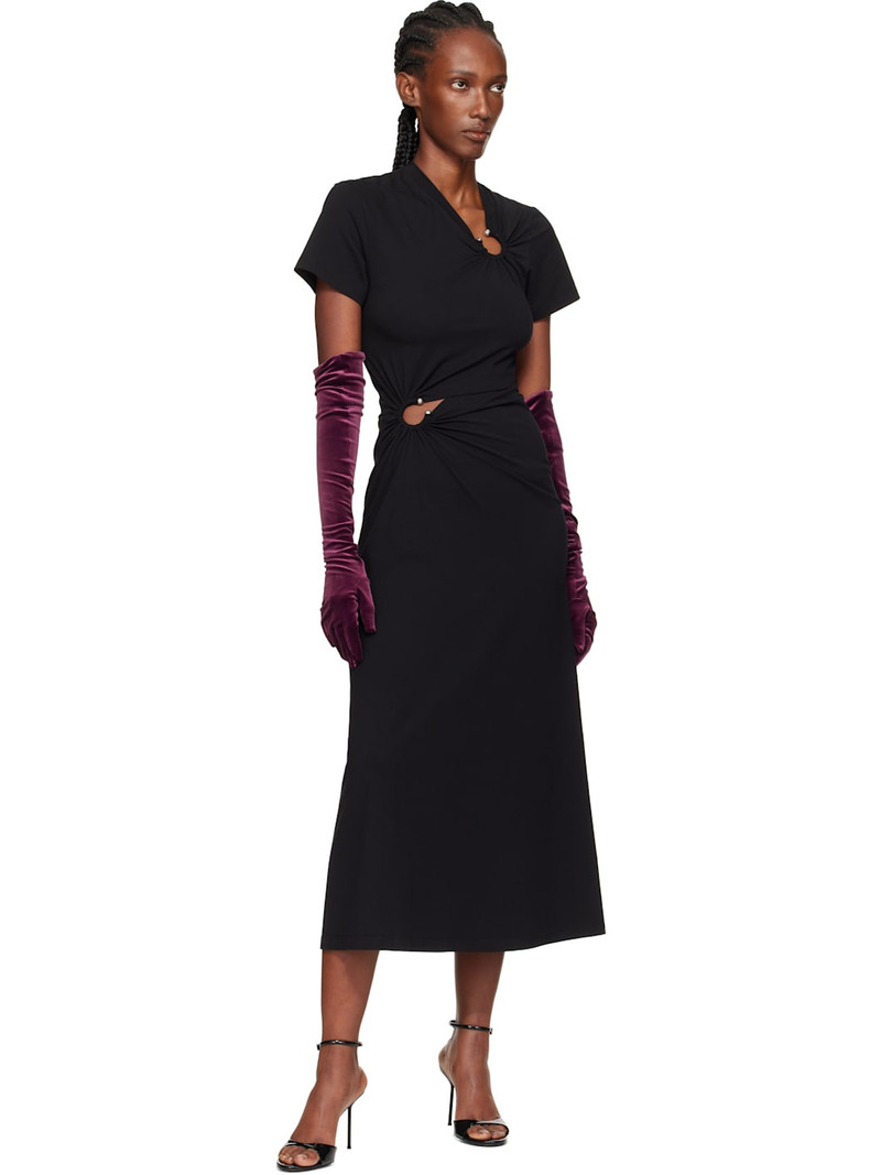 Burgundy Velour Gloves 3