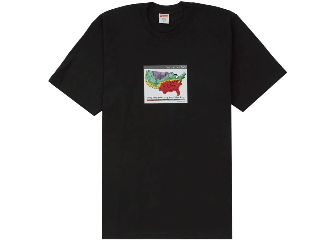 Supreme Weather Tee Black - 1