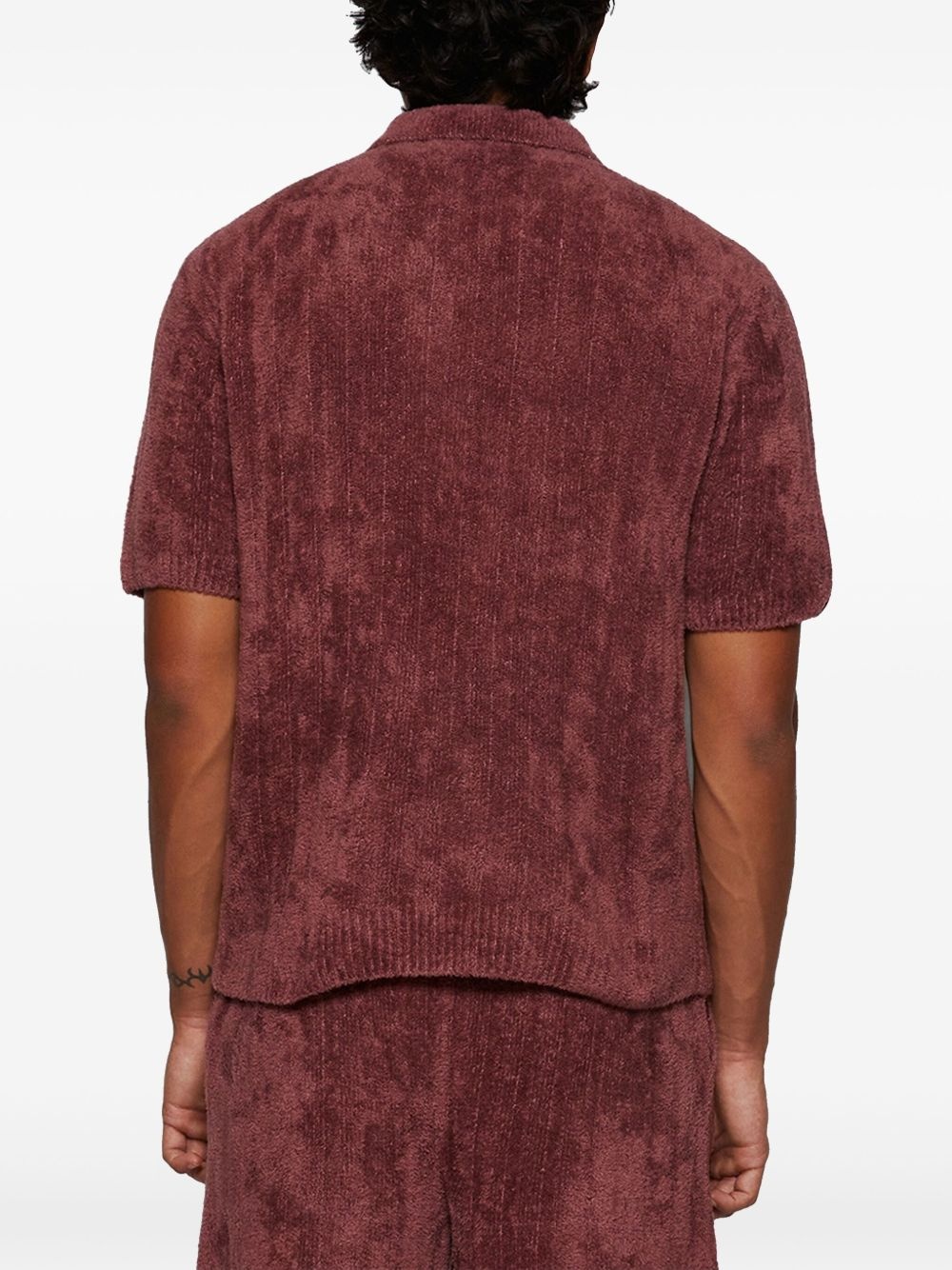 chenille polo shirt - 5