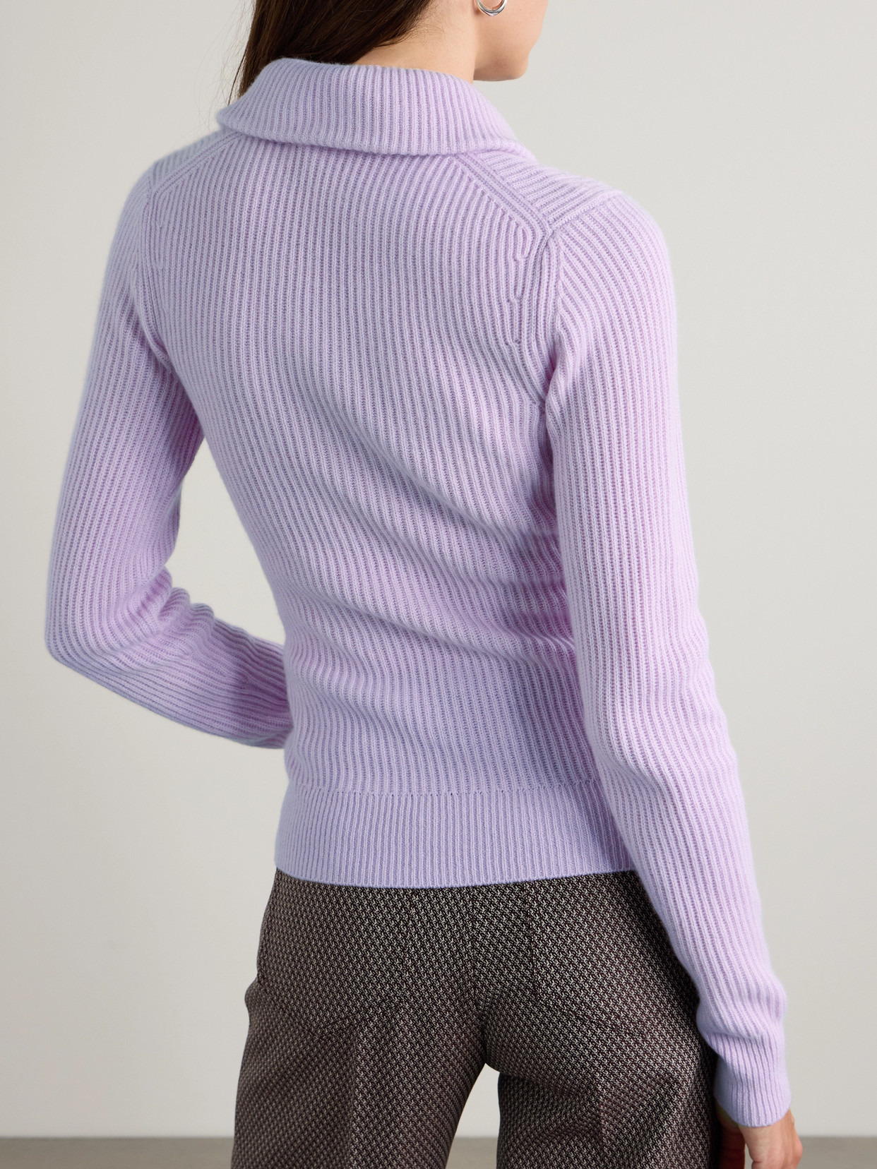 Ribbed Stretch-cashmere Sweater - 3