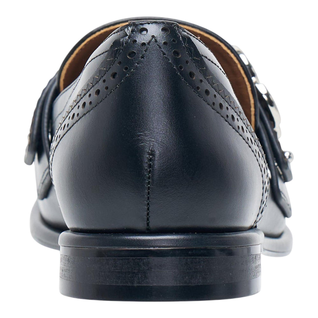 Slanted Square-Toe Loafers - 3