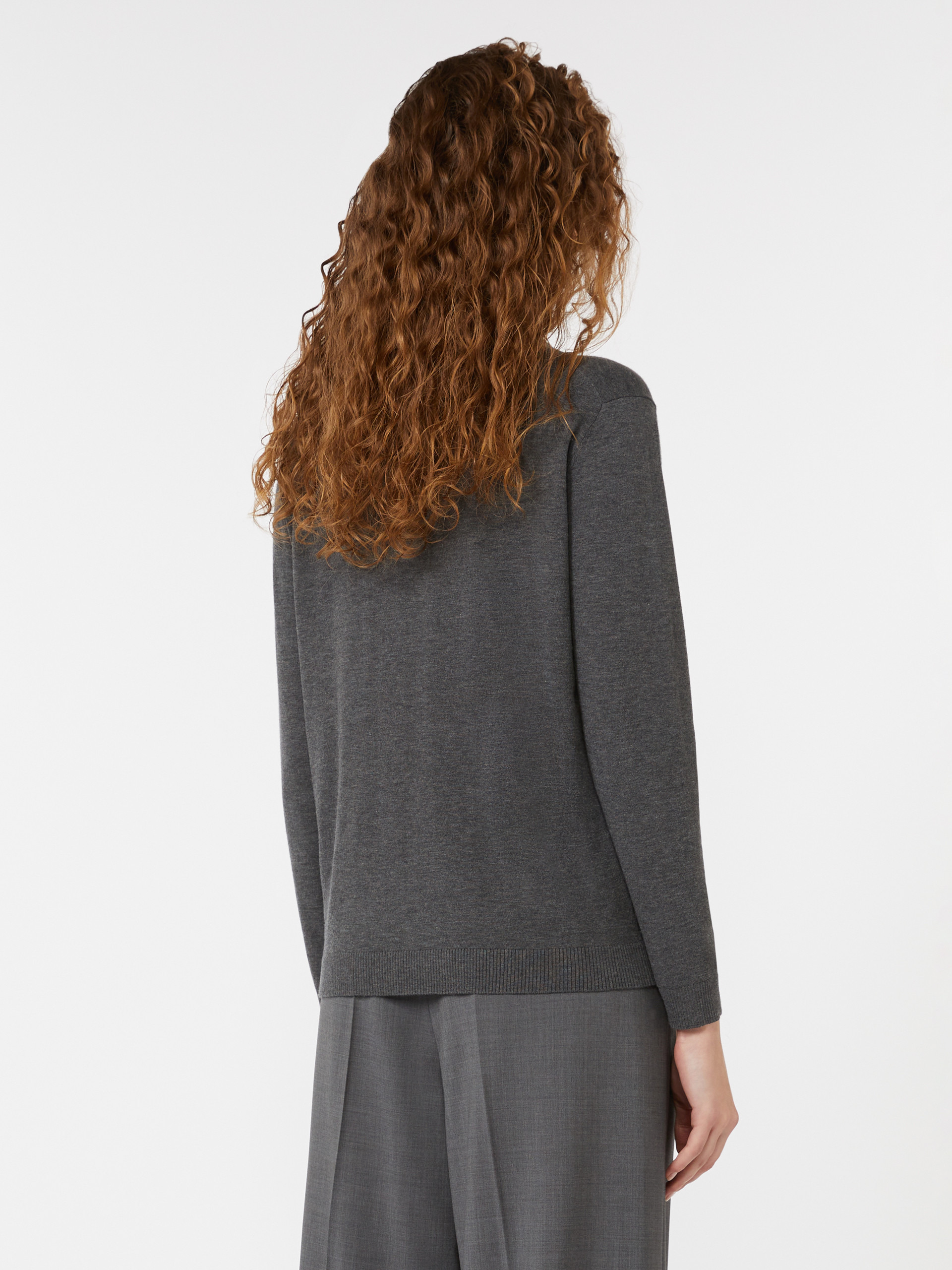 KIKU Wool and silk knit turtleneck - 4