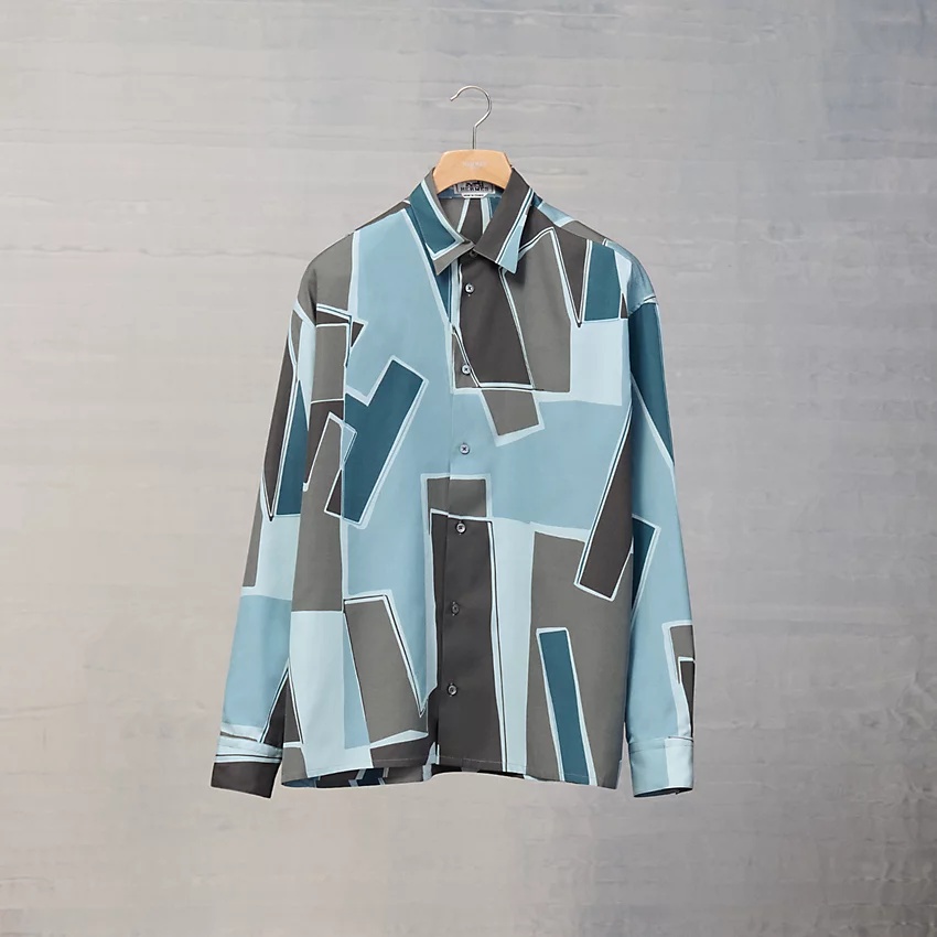 "Decoupage de H" boxy fit shirt - 4