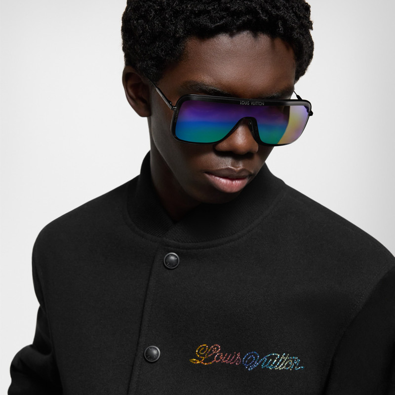 LV Super Vision Metal Mask Sunglasses 4