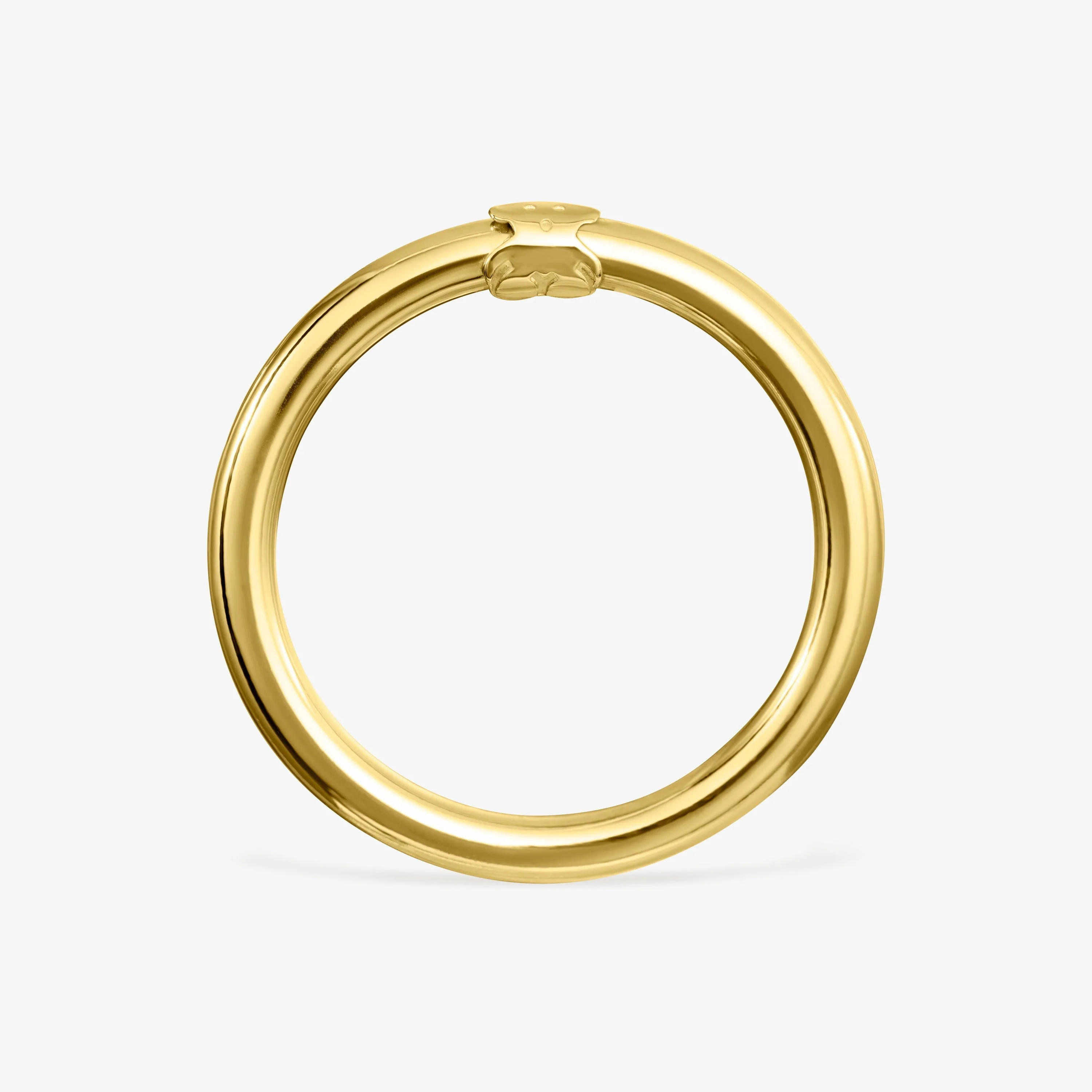 Large 18K gold vermeil Hold Ring - 1