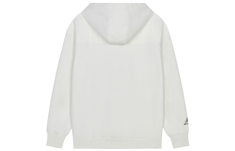 New Balance Men's New Balance Solid Color Casual Hooded Pullover Long Sleeves White AMT13363-IV - 2