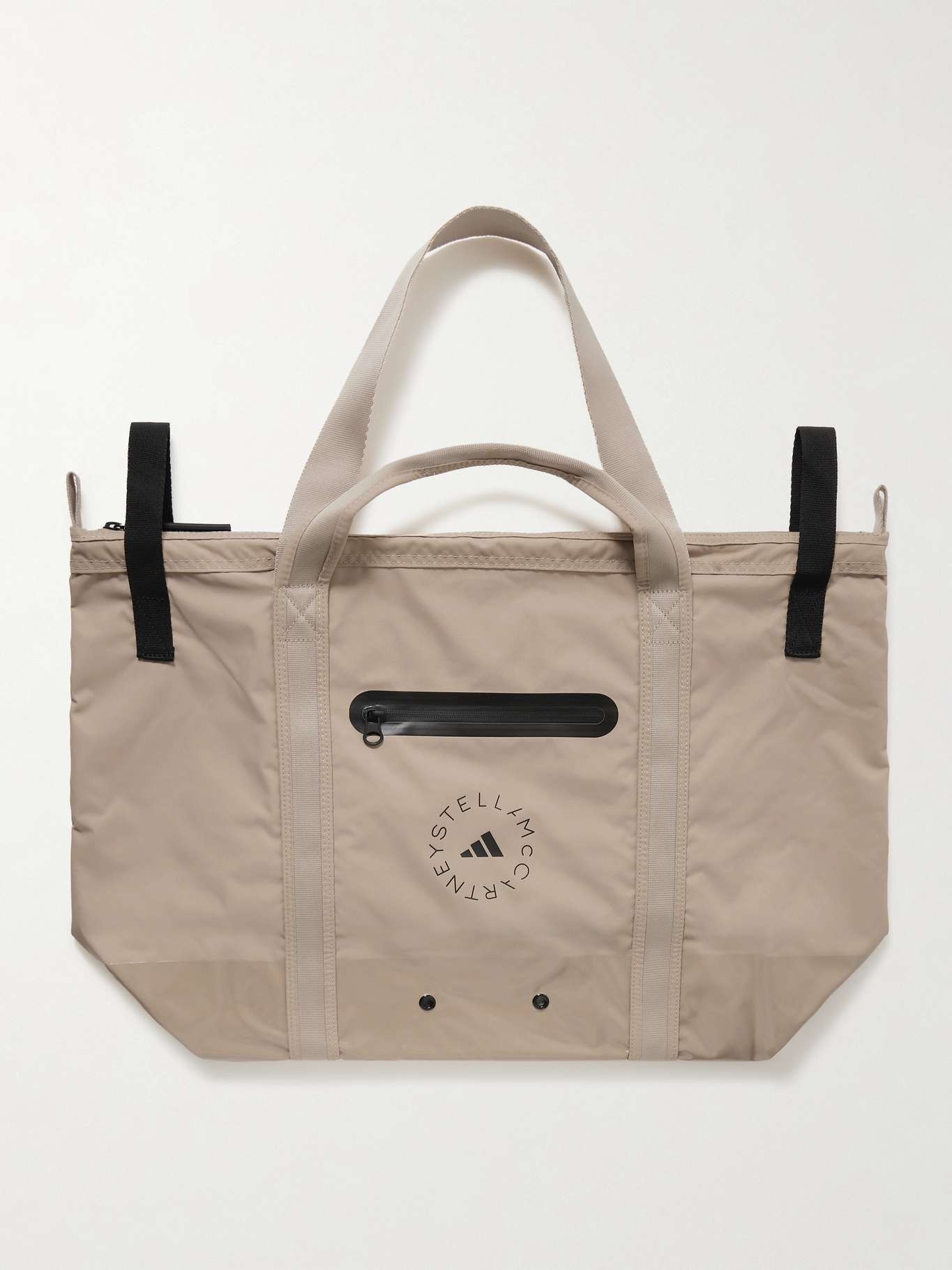 Appliquéd recycled-shell tote - 1