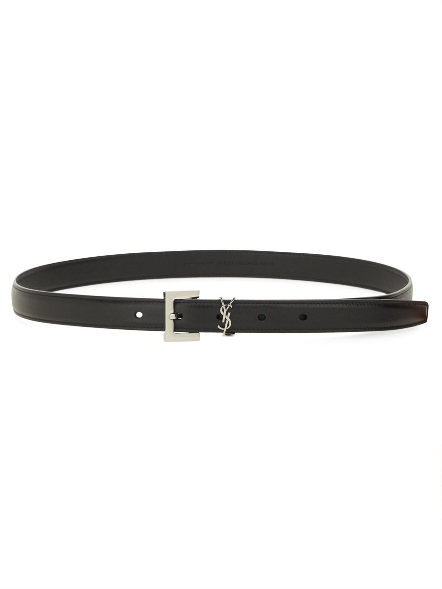 "CASSANDRE" THIN LEATHER BELT - 1