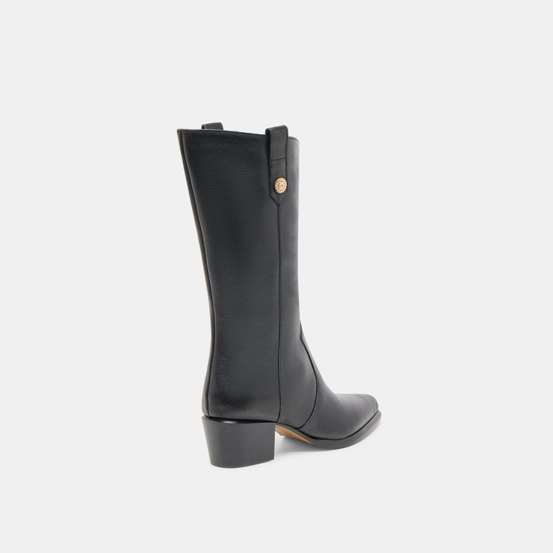 VERN BOOTS BLACK LEATHER 5