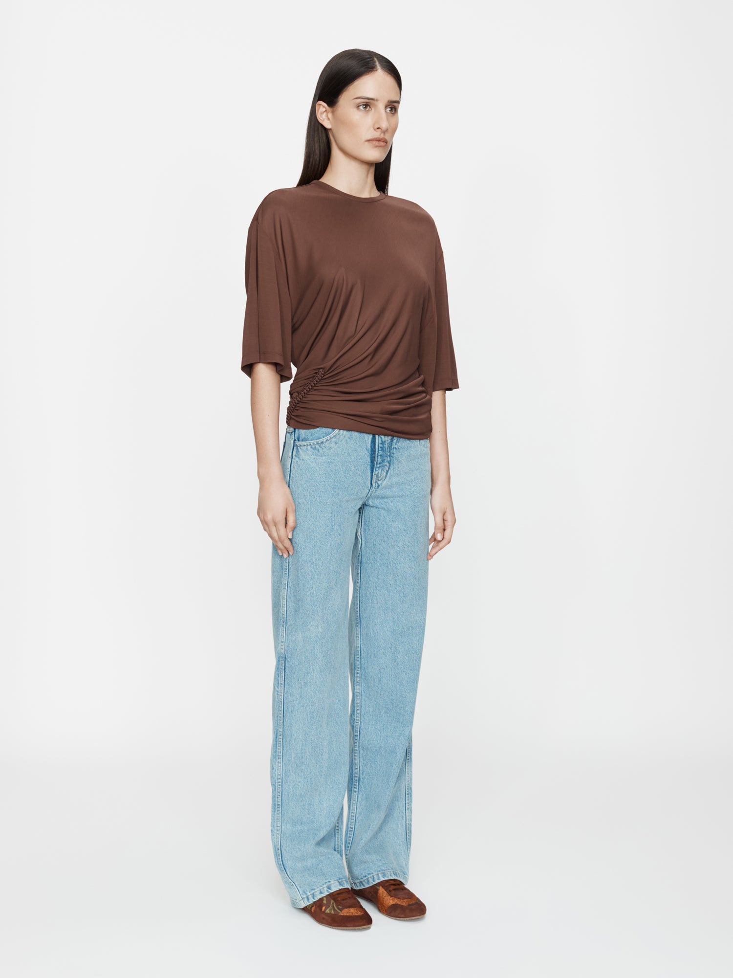 Shibari Jersey Ruche Tee - 4