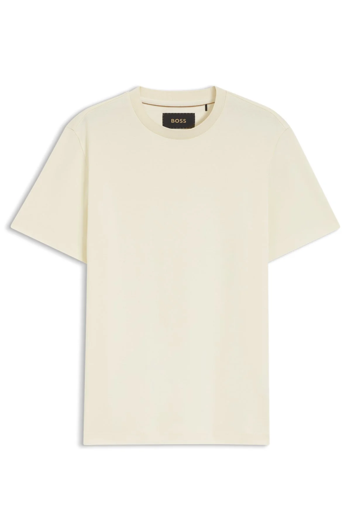 REGULAR-FIT T-SHIRT IN MERCERIZED COTTON - 1