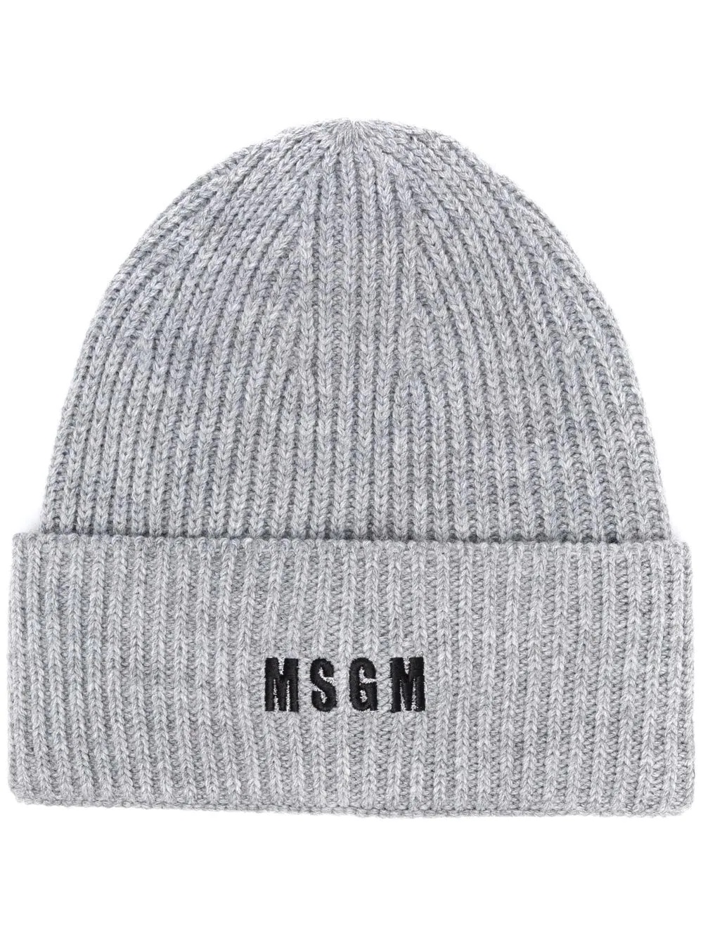 embroidered logo beanie - 1