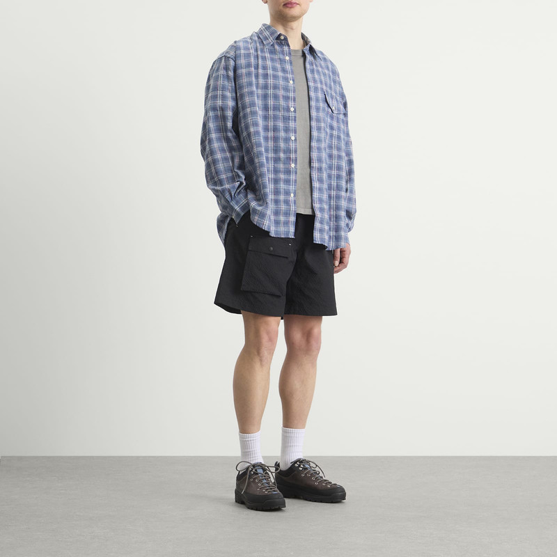 FrizmWORKS FrizmWORKS Uneven Check Shirt outlook