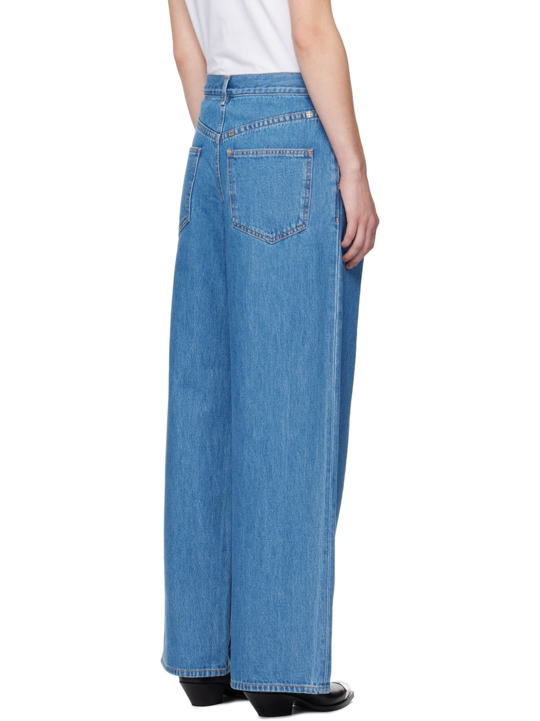 Blue Oversized Jeans - 3