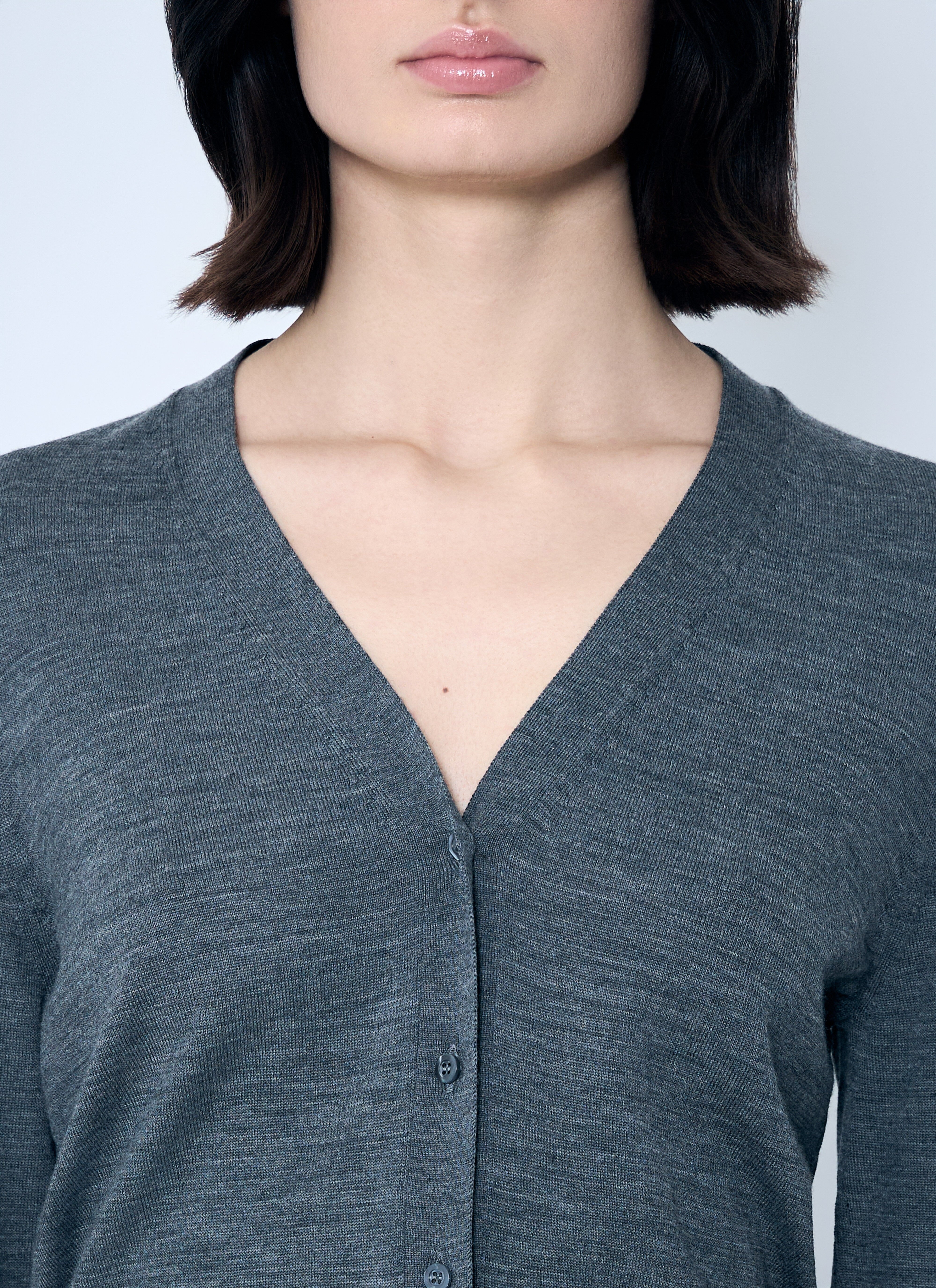Fine Wool Cardigan - 5