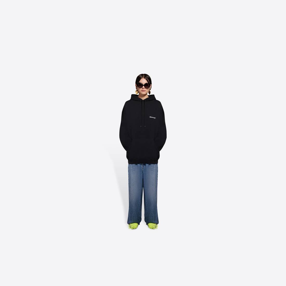 Women's Bb Corp Hoodie Medium Fit in Black - 6