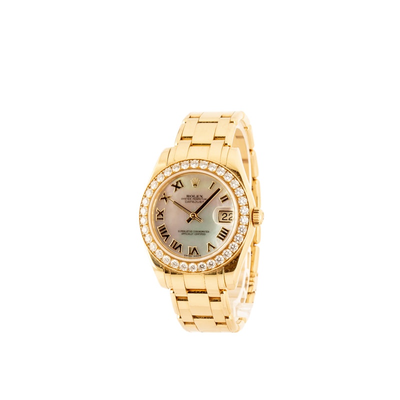 Rolex Datejust Pearlmaster 34 ref 81298 18k Yellow Gold - 2