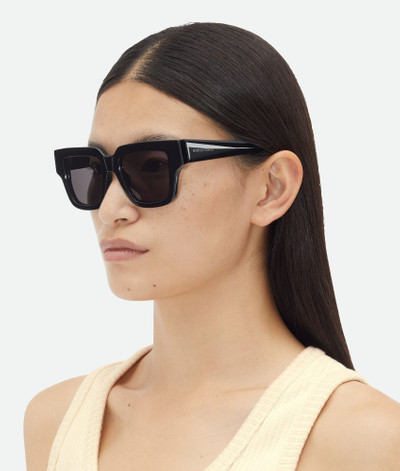 Bottega Veneta Tri-Fold Square Sunglasses outlook