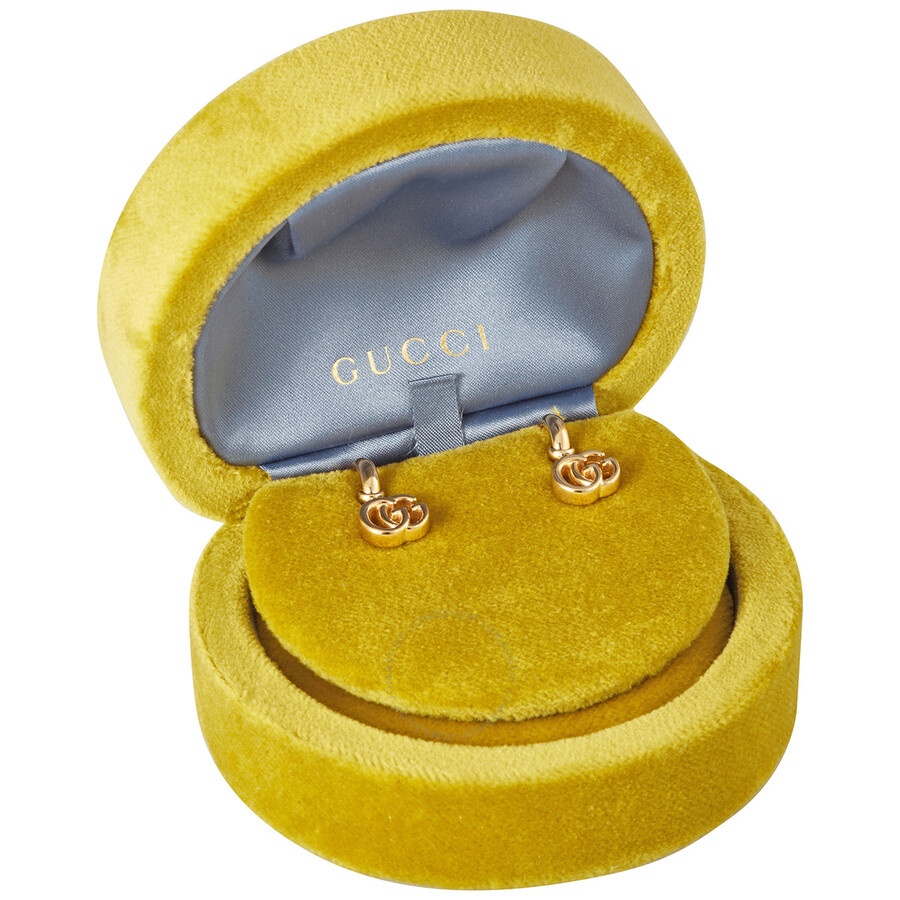 Gucci GG RUNNING EARRINGS IN 18K YELLOW GOLD - 3