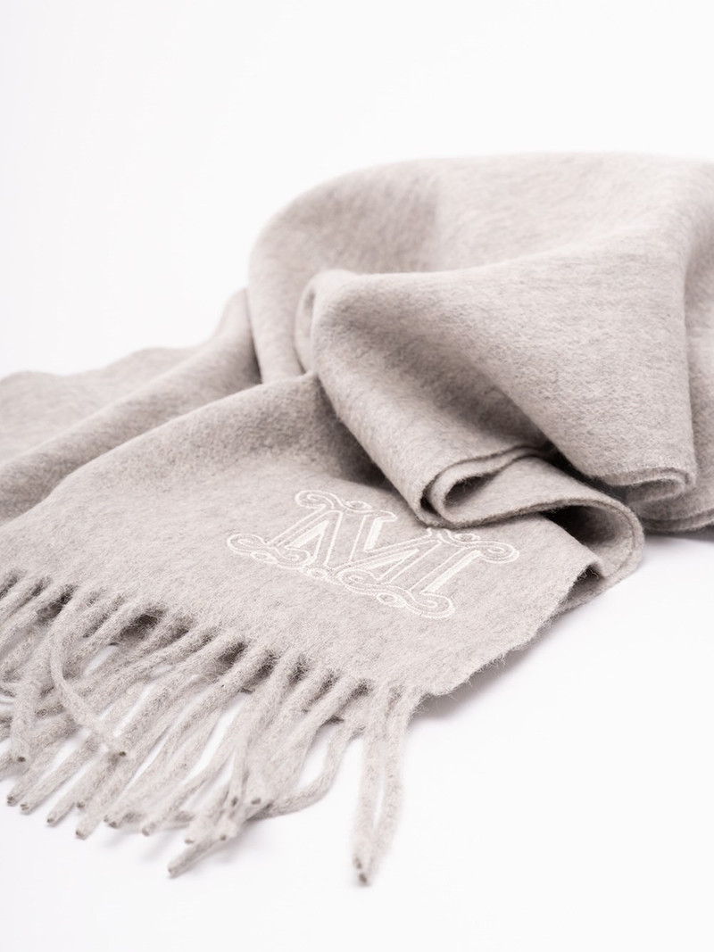 Max Mara Monogram Embroidered Cashmere Stole outlook