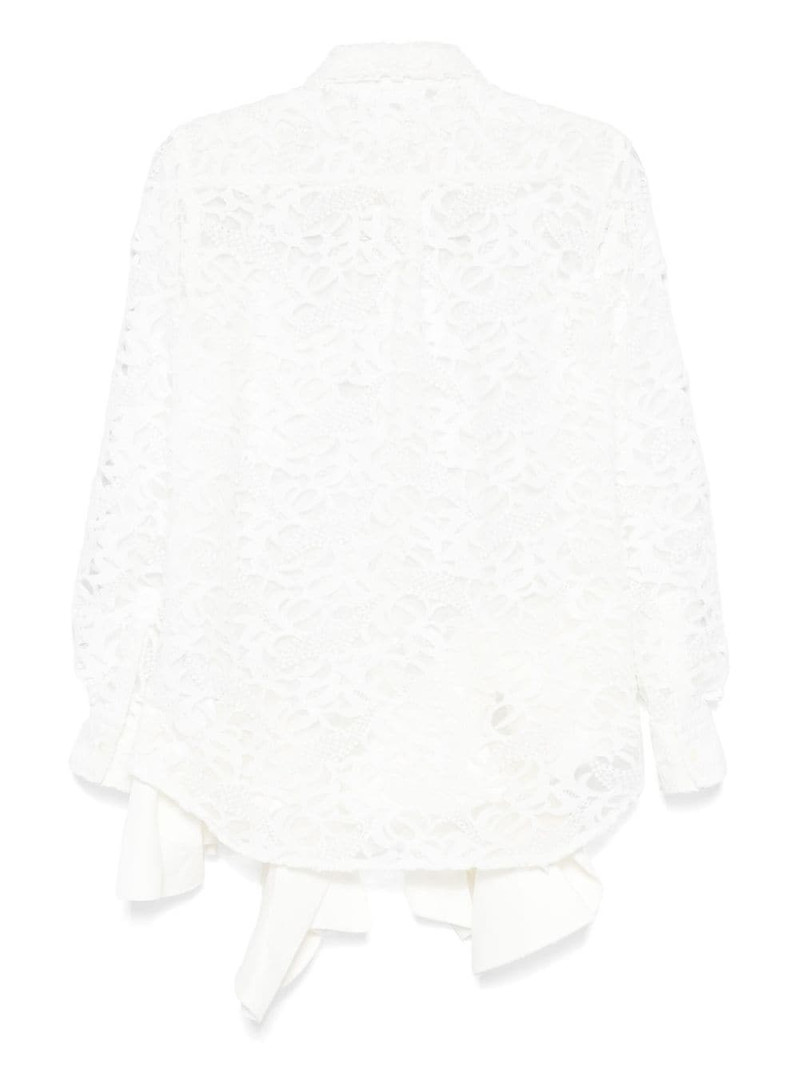 Comme Des Garçons guipure-lace shirt outlook