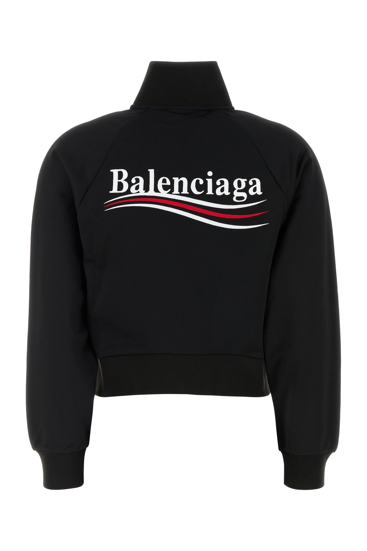 Black nylon ben sweatshirt - 2
