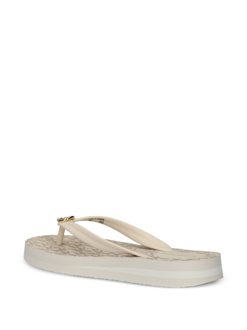 Posie logo charm flip flops 3
