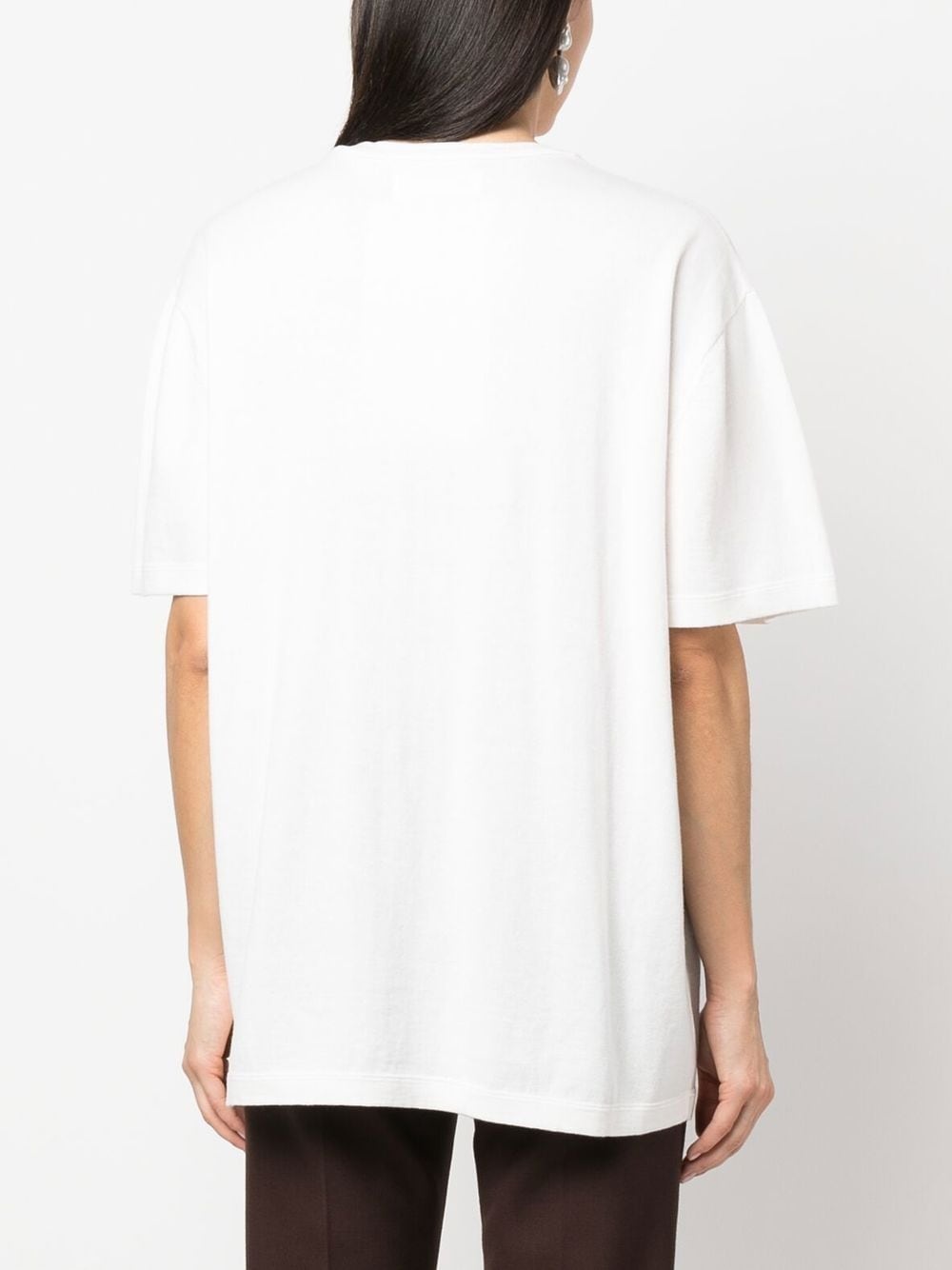cotton-cashmere T-shirt - 4