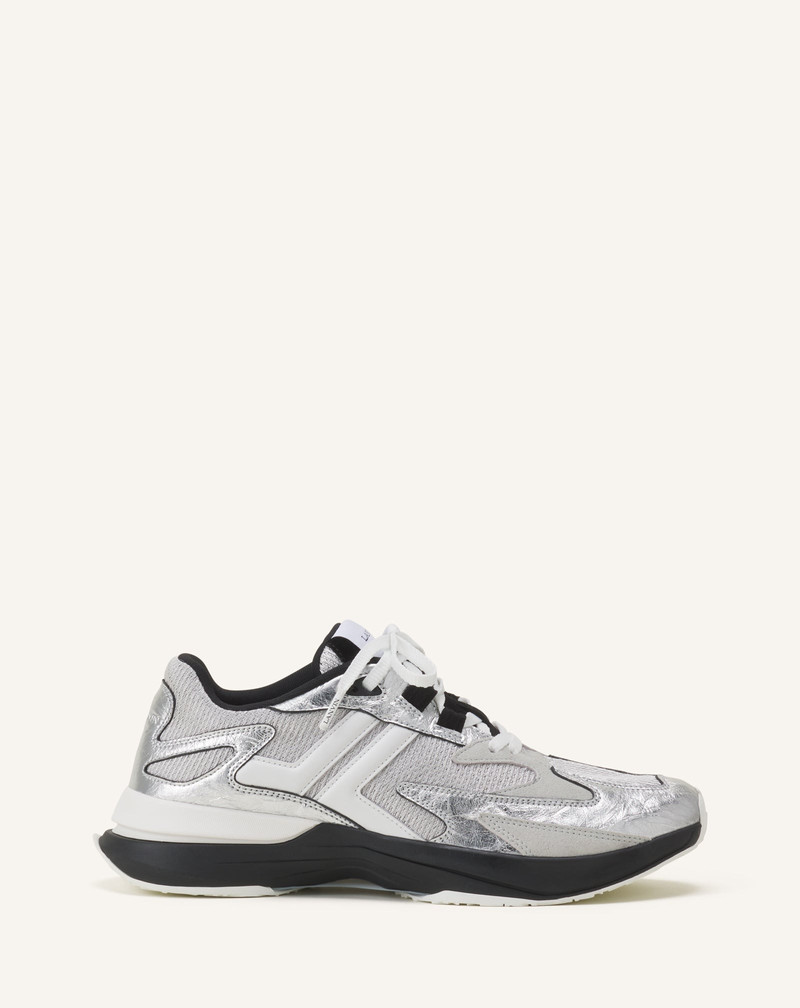 JLA SNEAKERS IN CRINKLED METALLIC LEATHER 1