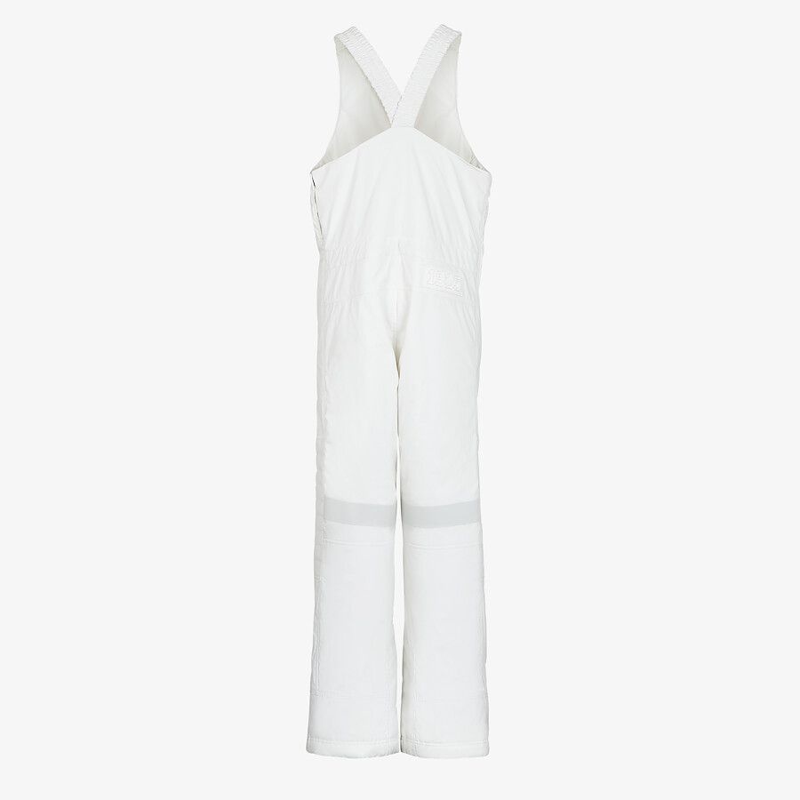 White tech fabric ski suit - 2