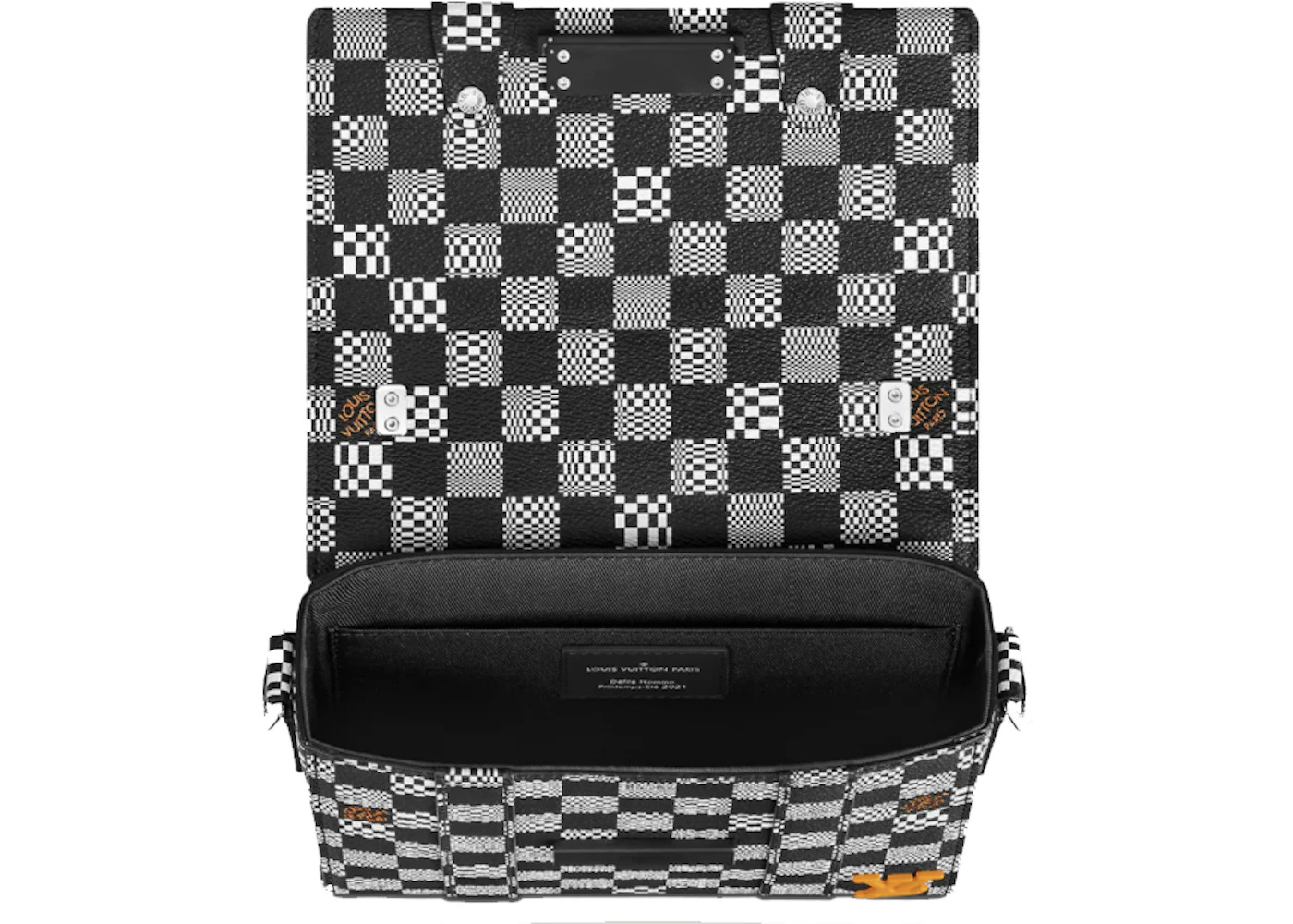 Louis Vuitton Flap Soft Trunk Messenger Black/White - 3