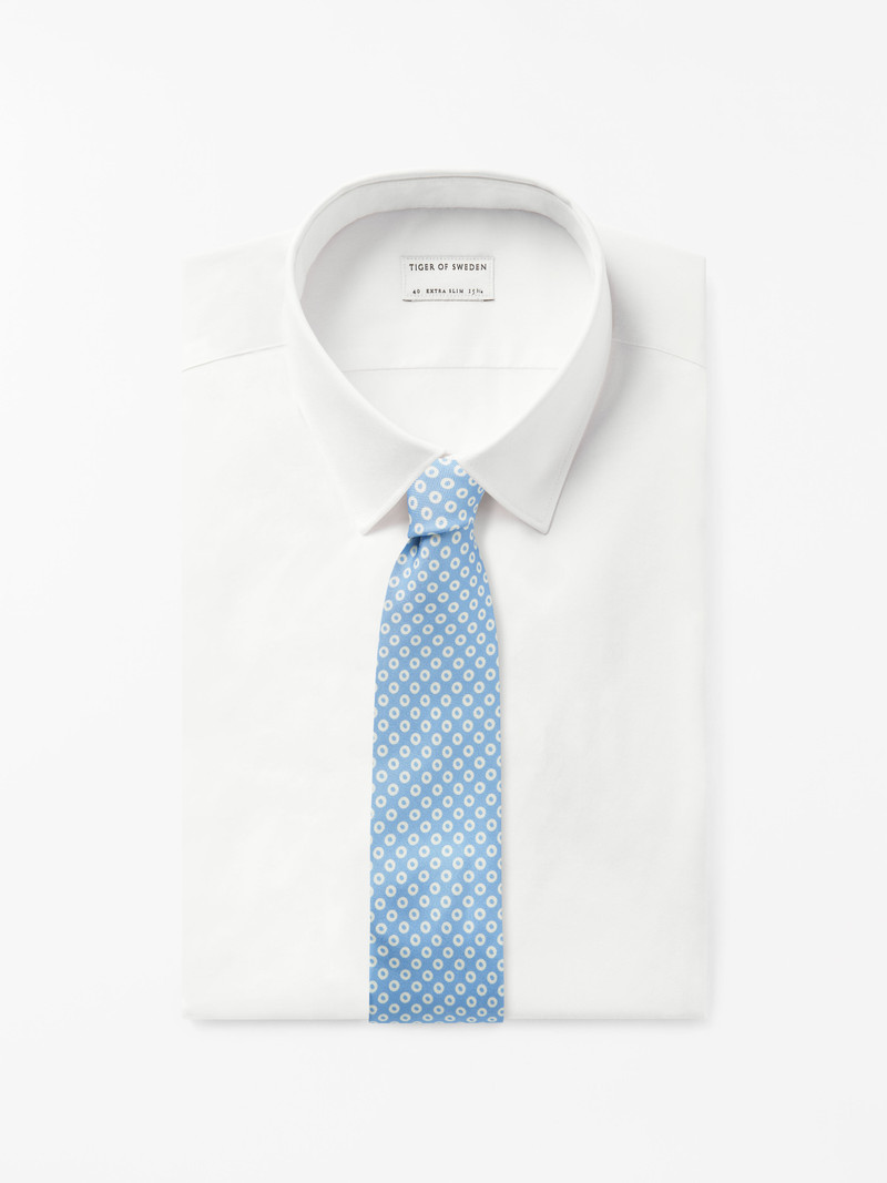 TIGER OF SWEDEN Geometa Silk Necktie outlook