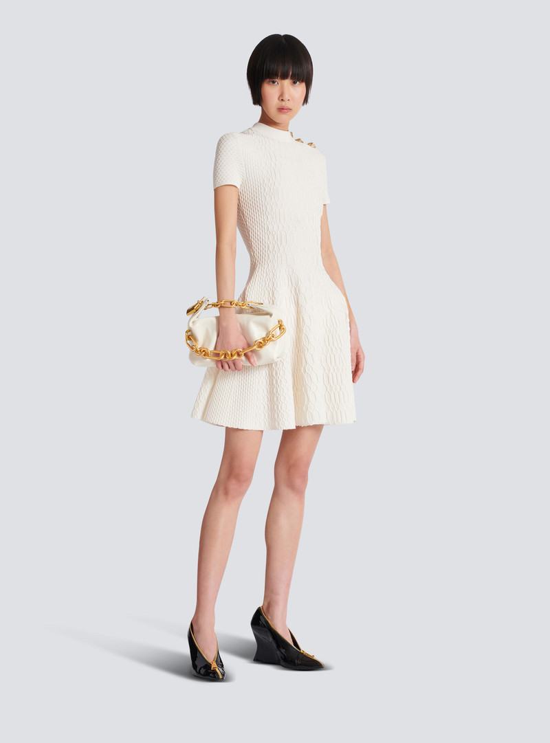 Balmain Mini Sync bag in calfskin leather outlook