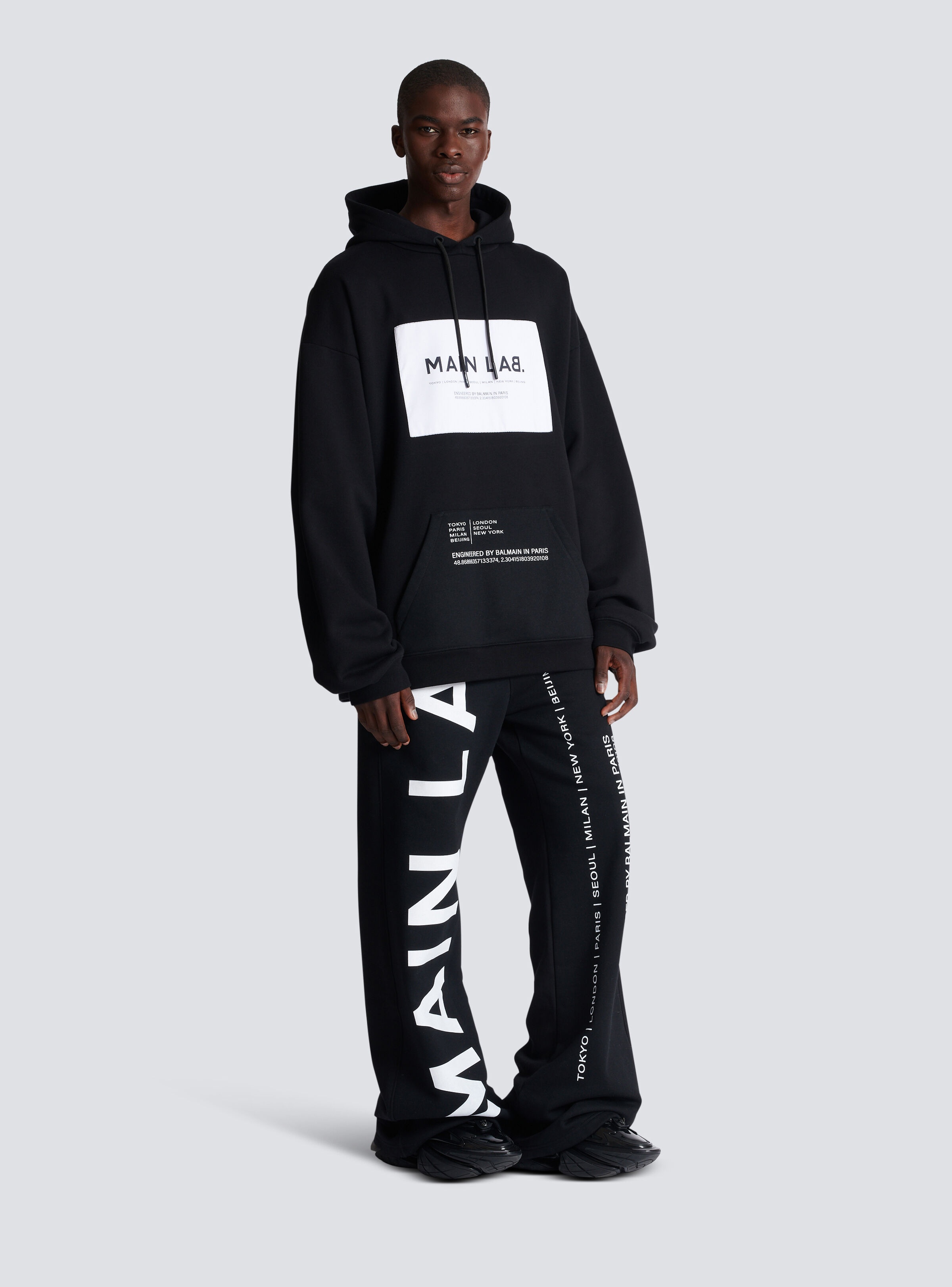 Main Lab label hoodie - 3
