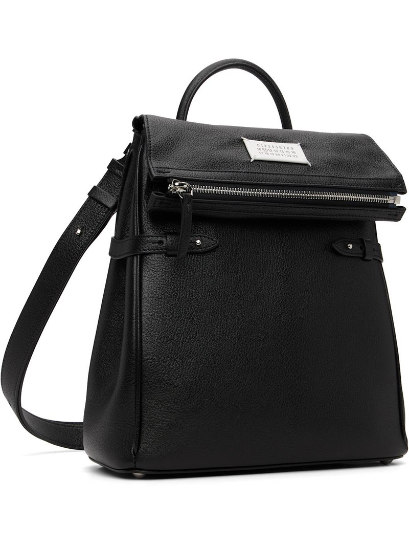 Maison Margiela Black 5AC Top Handle Backpack Bag outlook