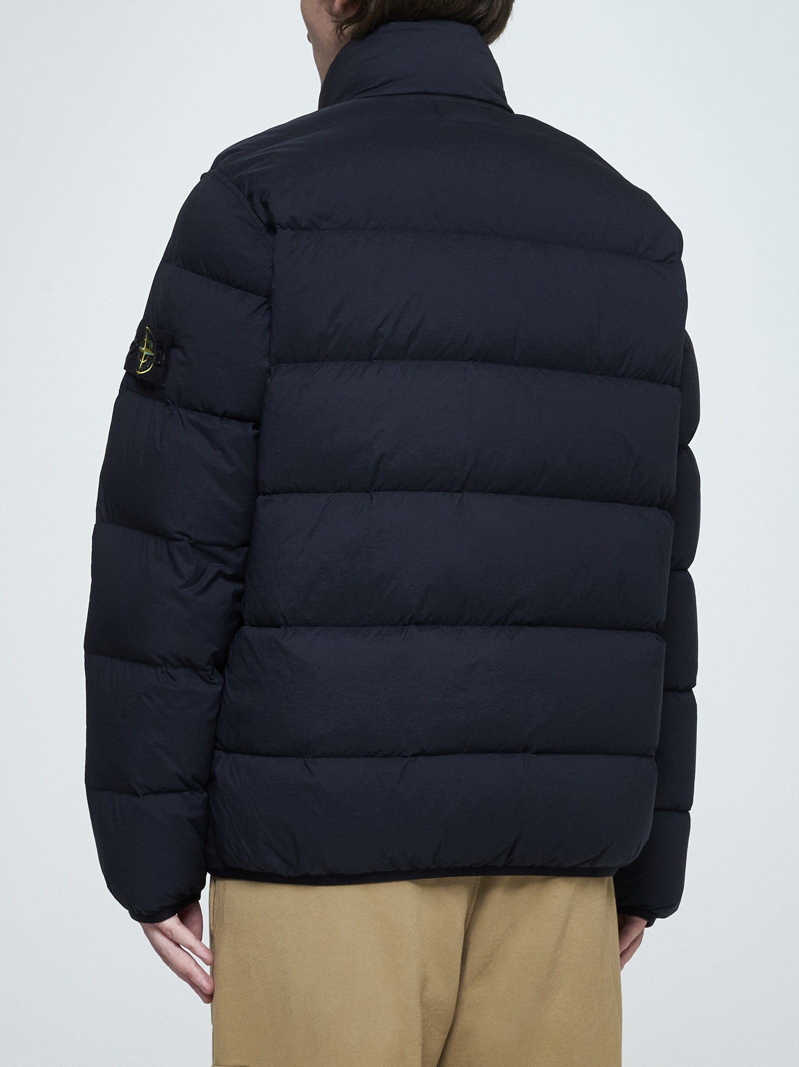 Quilted nylon down jacket - 3