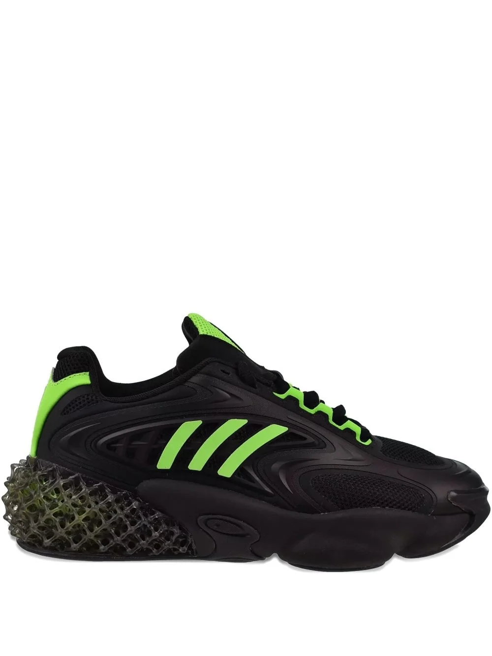 4D Krazed "Black/Green" sneakers - 1
