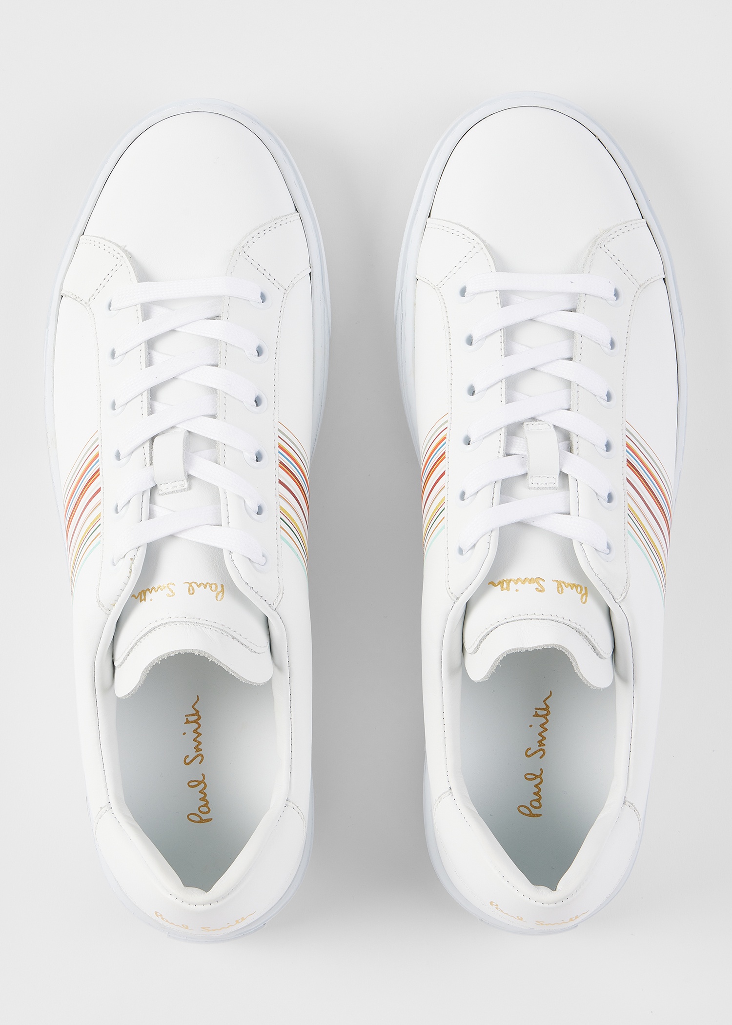 White Leather 'Hansen' Trainers - 3