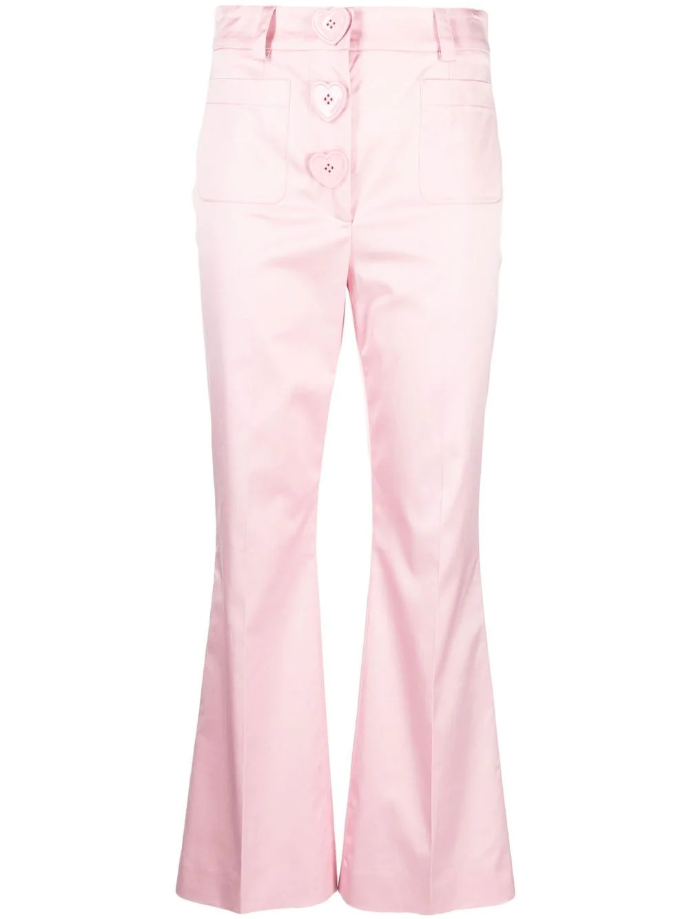 flared tailored trousers - 1