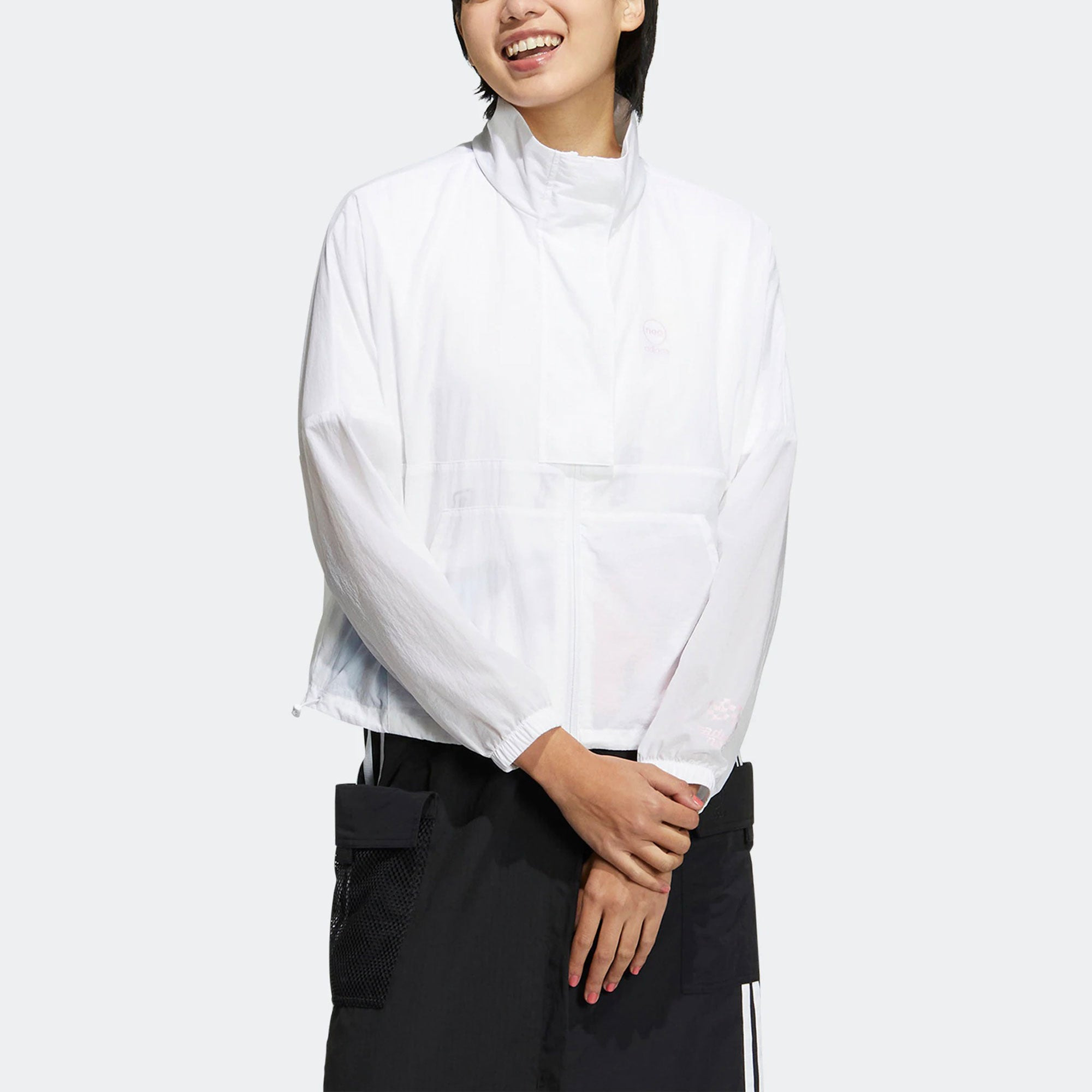 (WMNS) adidas Vibe Windbreaker Jackets 'White' HN2386 - 2