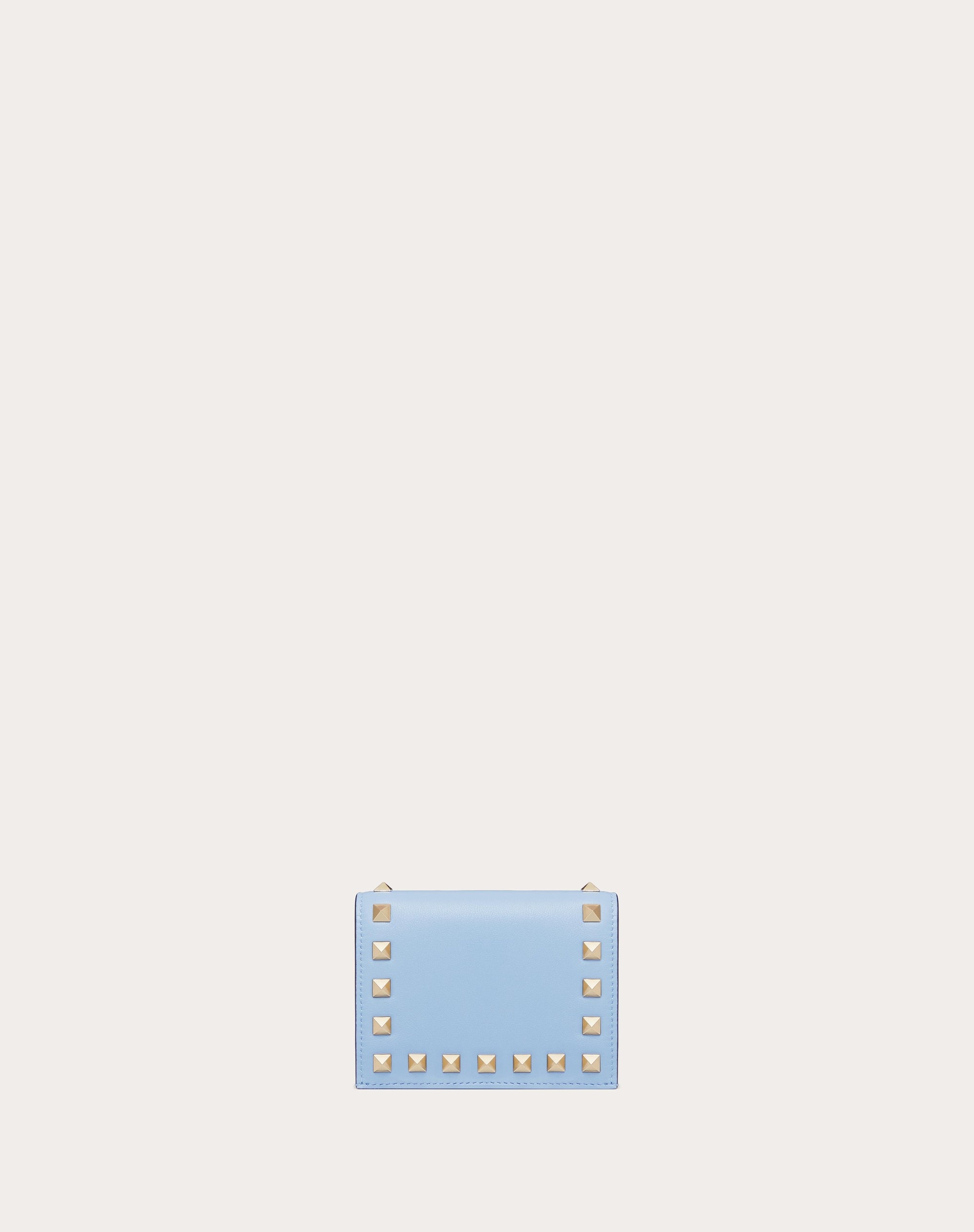 SMALL ROCKSTUD CALFSKIN WALLET - 1