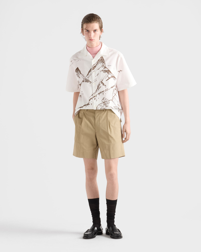 Prada Cotton Bermudas outlook