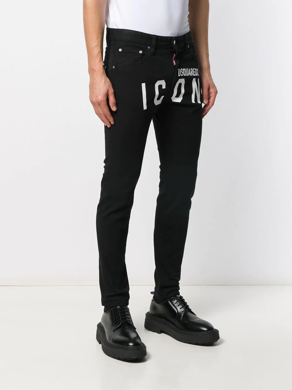 ICON logo skinny jeans - 3