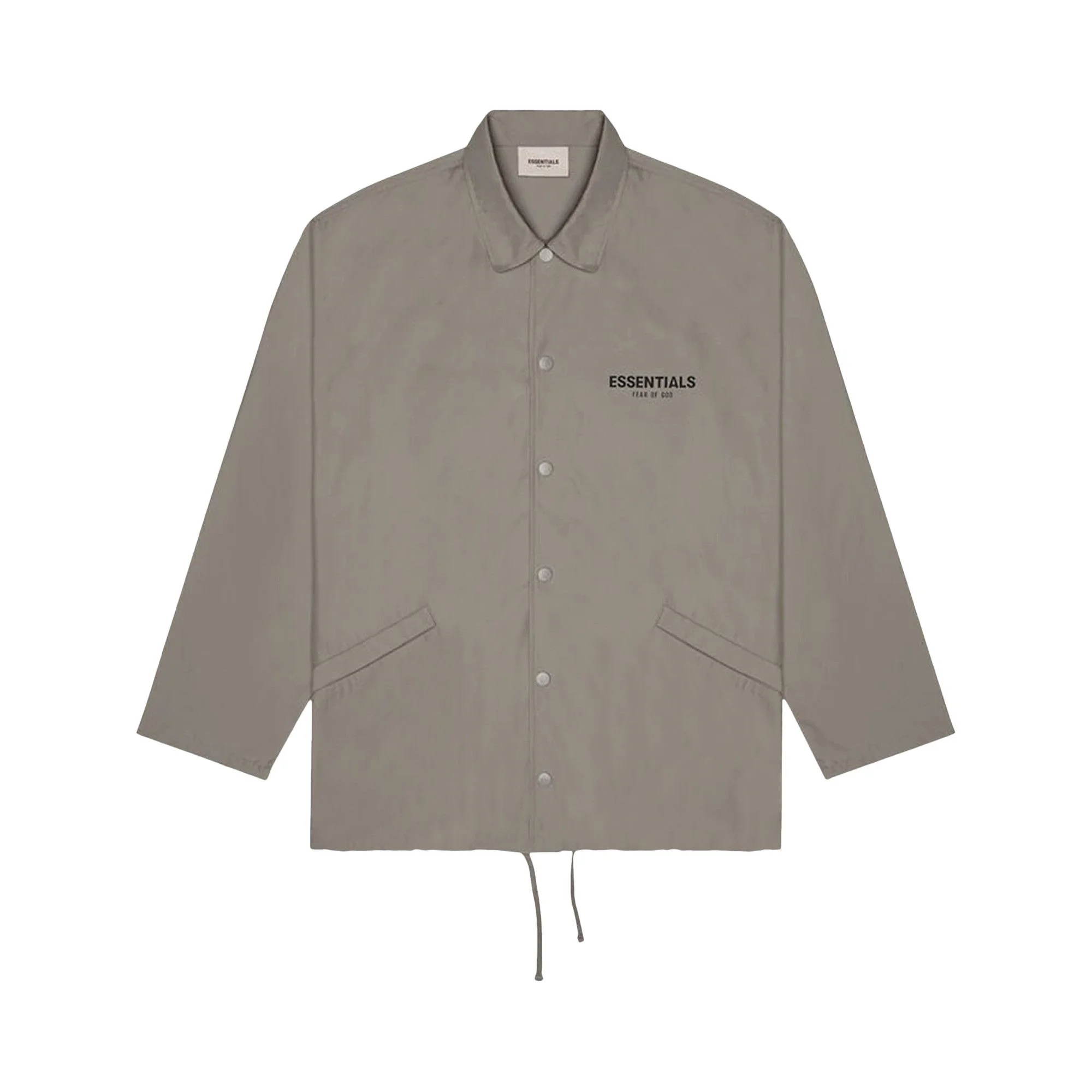 Fear of God Essentials Coach Jacket 'Cement' - 1