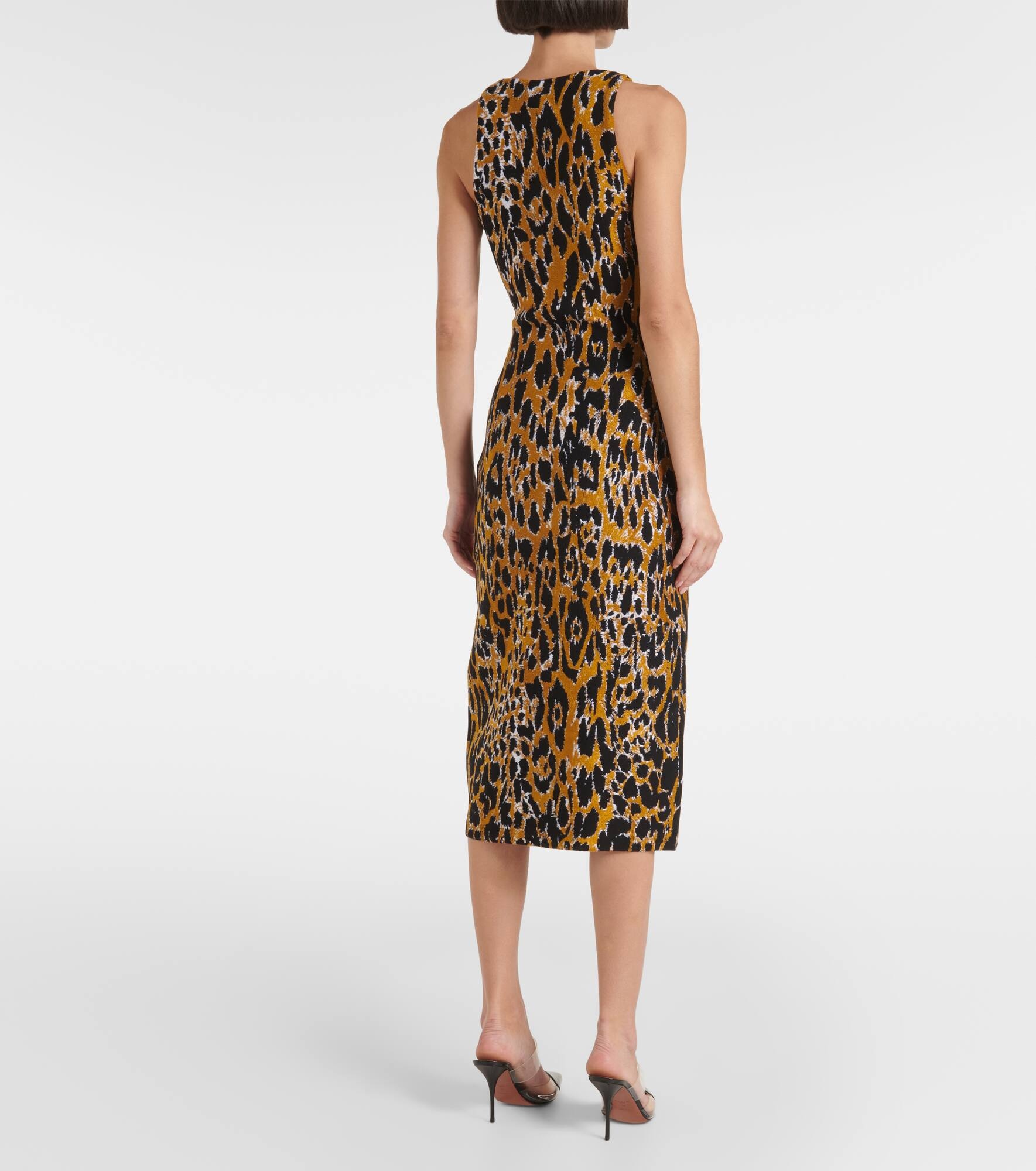 Jacquard midi dress - 3